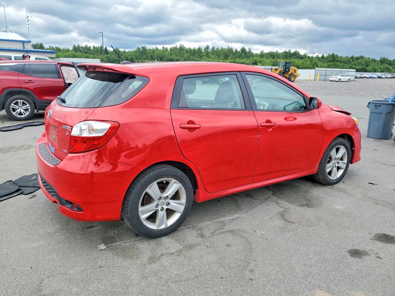 2012 Toyota Corolla Matrix S Red vin: 2T1LE4EE4CC020854