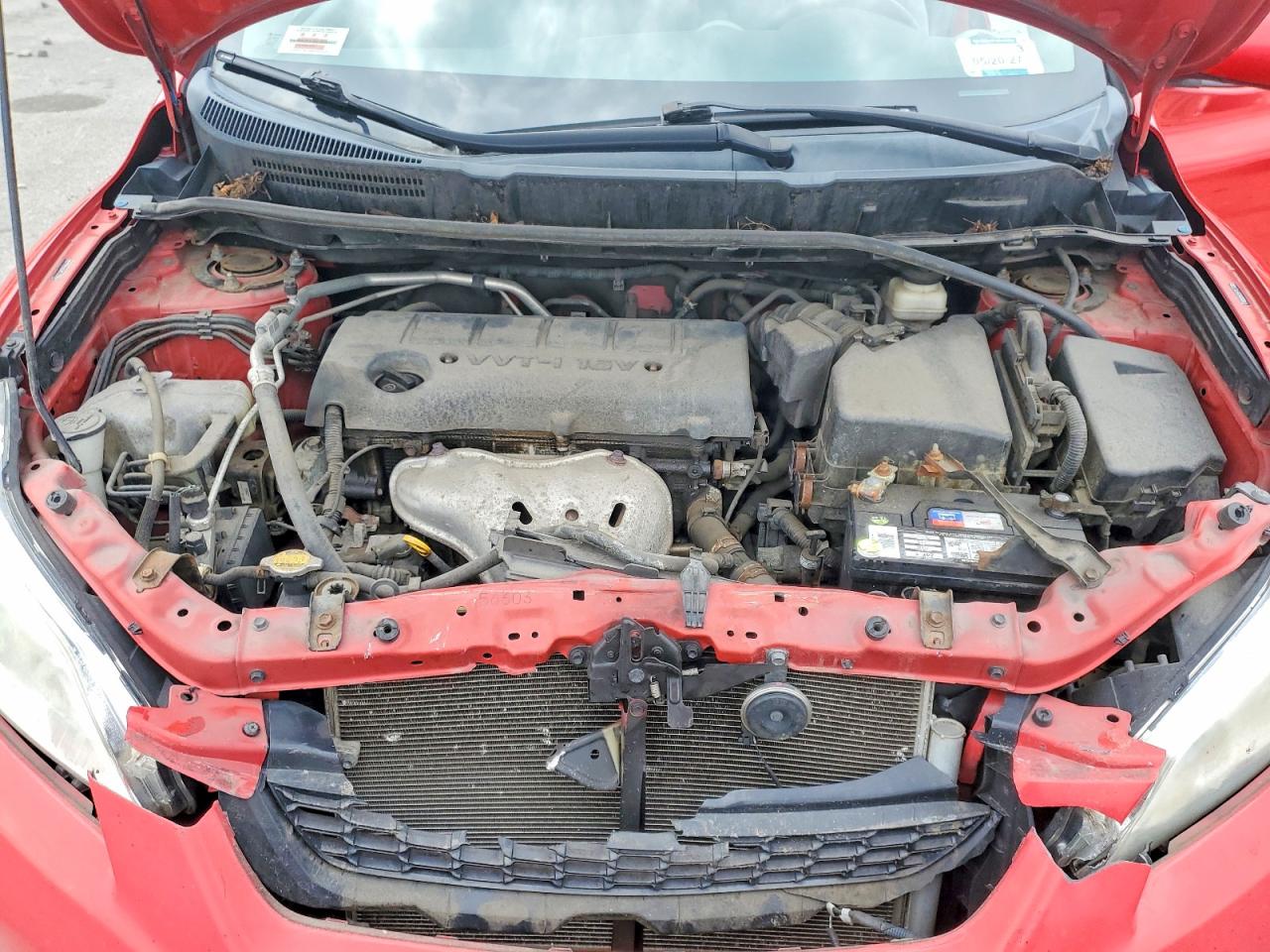 2012 Toyota Corolla Matrix S Red vin: 2T1LE4EE4CC020854