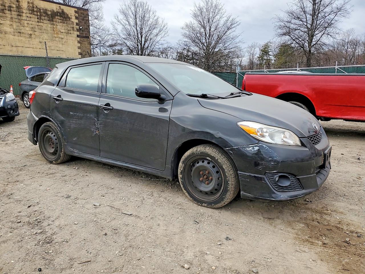 2010 Toyota Corolla Matrix S Black vin: 2T1LE4EE5AC013733