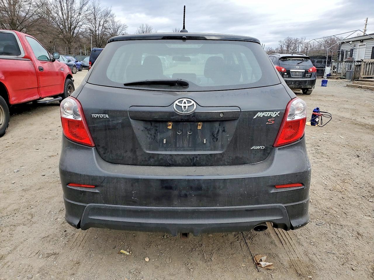 2010 Toyota Corolla Matrix S Black vin: 2T1LE4EE5AC013733