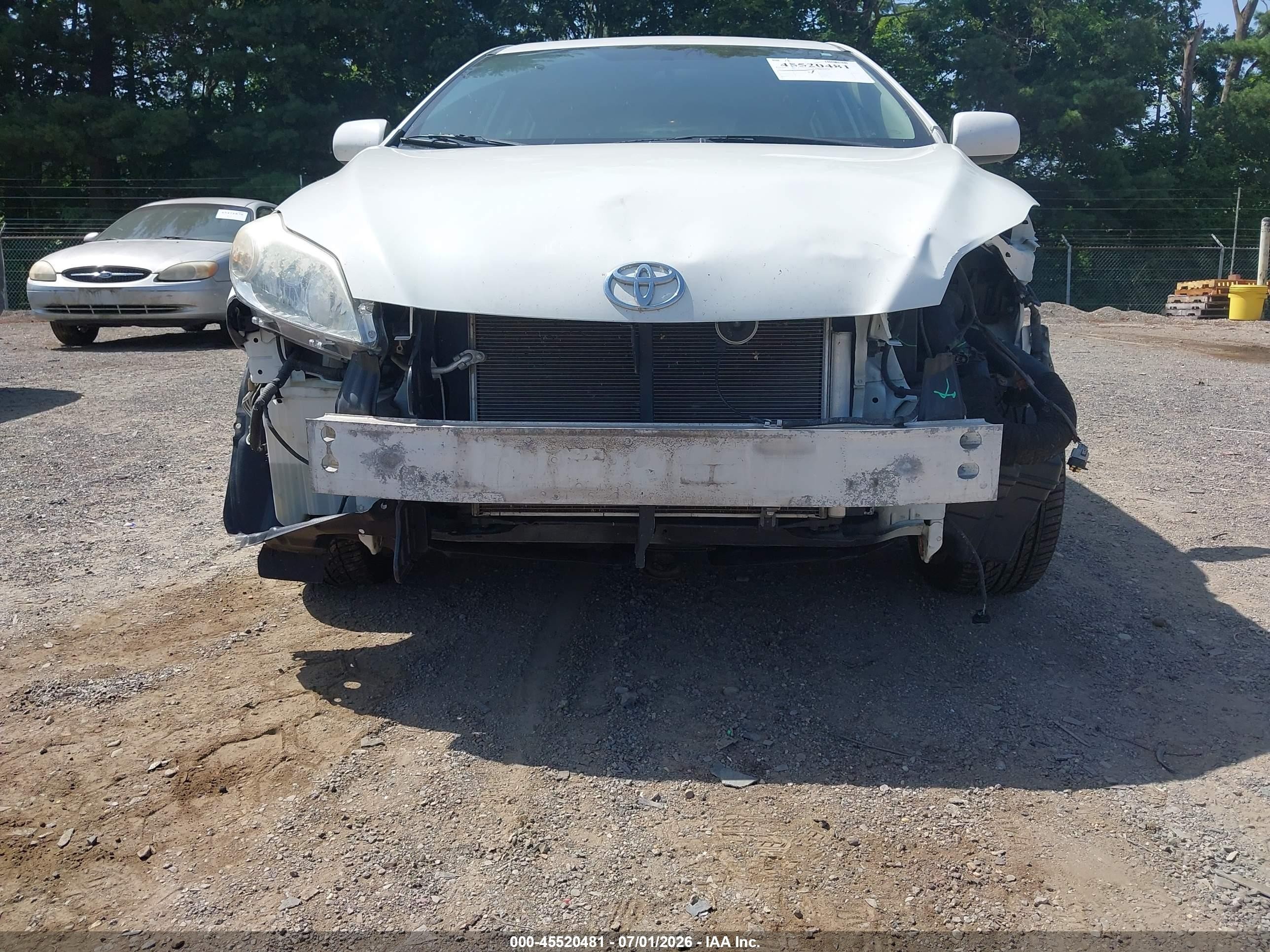 2010 Toyota Matrix S White vin: 2T1LE4EE5AC018625