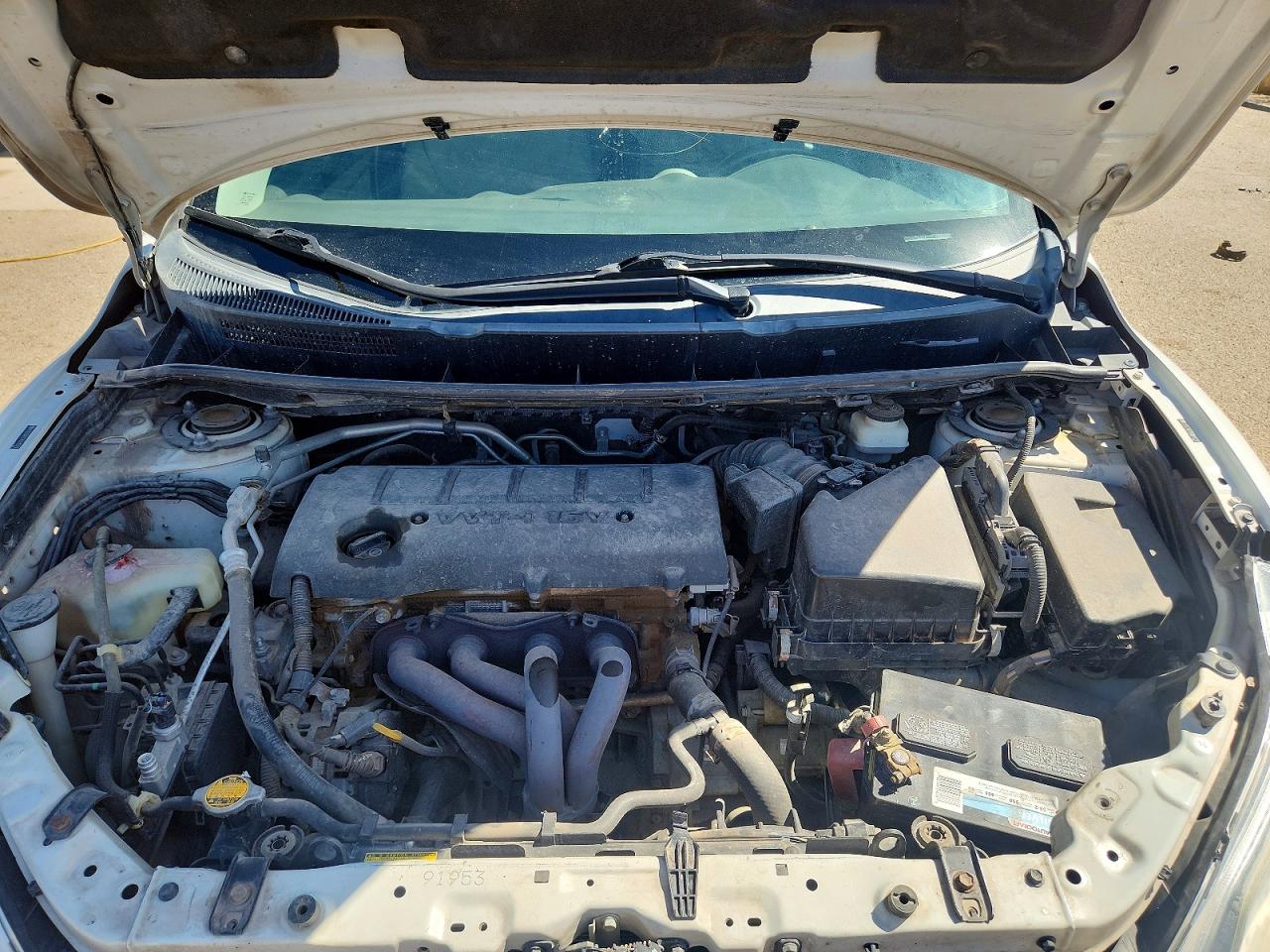 2010 Toyota Corolla Matrix S Белый vin: 2T1LE4EE7AC015273