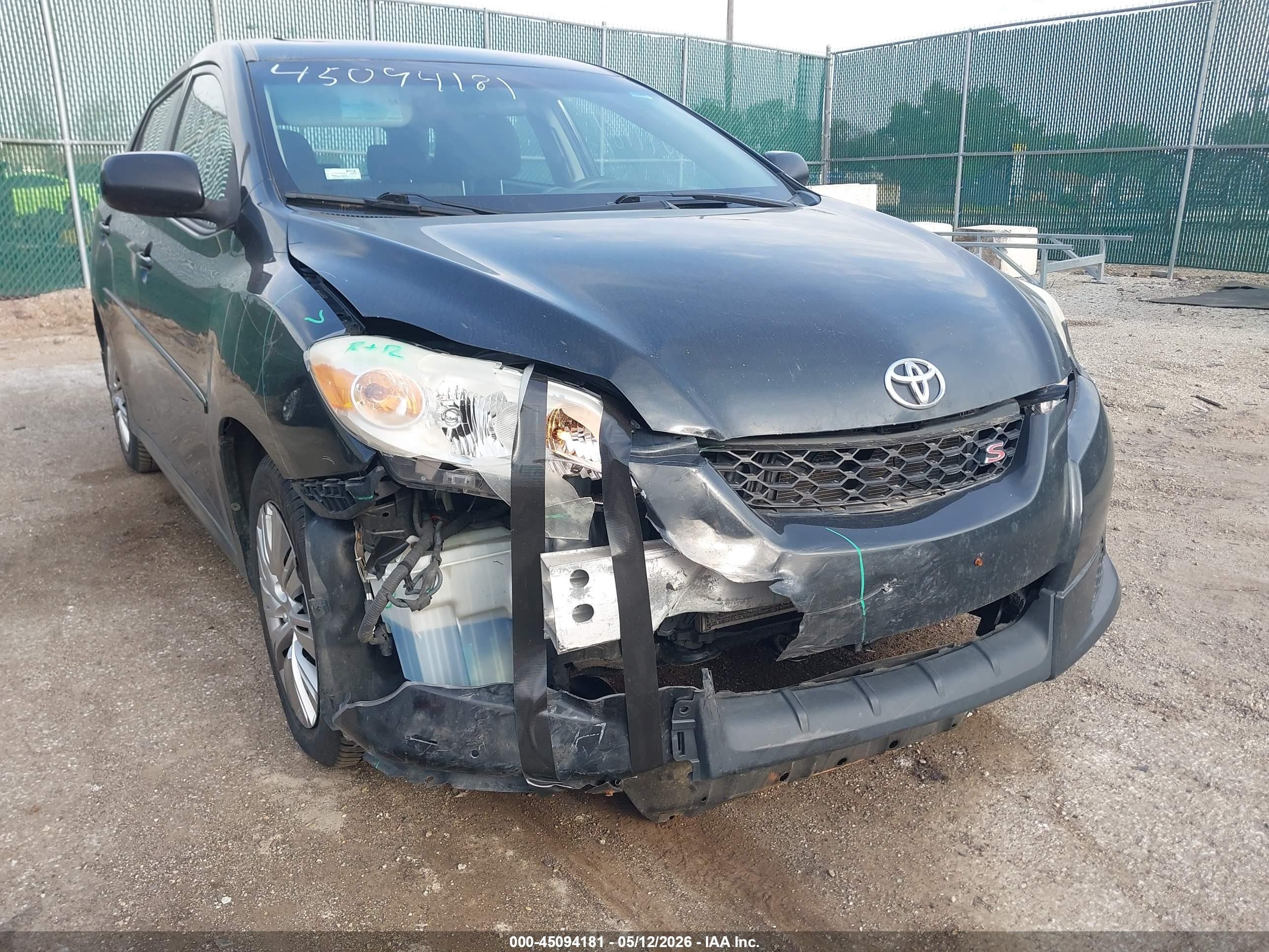 2010 Toyota Matrix S Black vin: 2T1LE4EE9AC017073