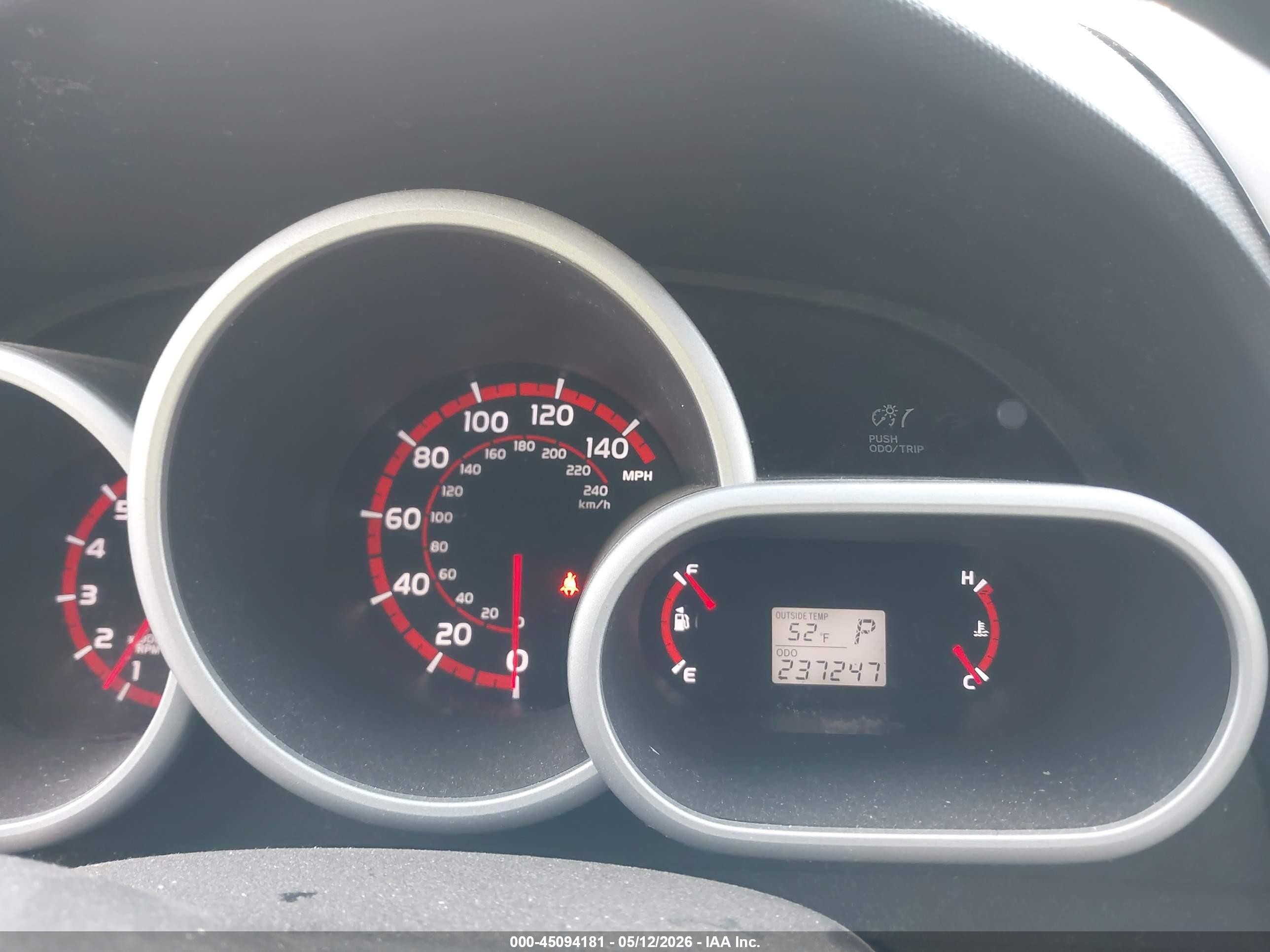 2010 Toyota Matrix S Black vin: 2T1LE4EE9AC017073