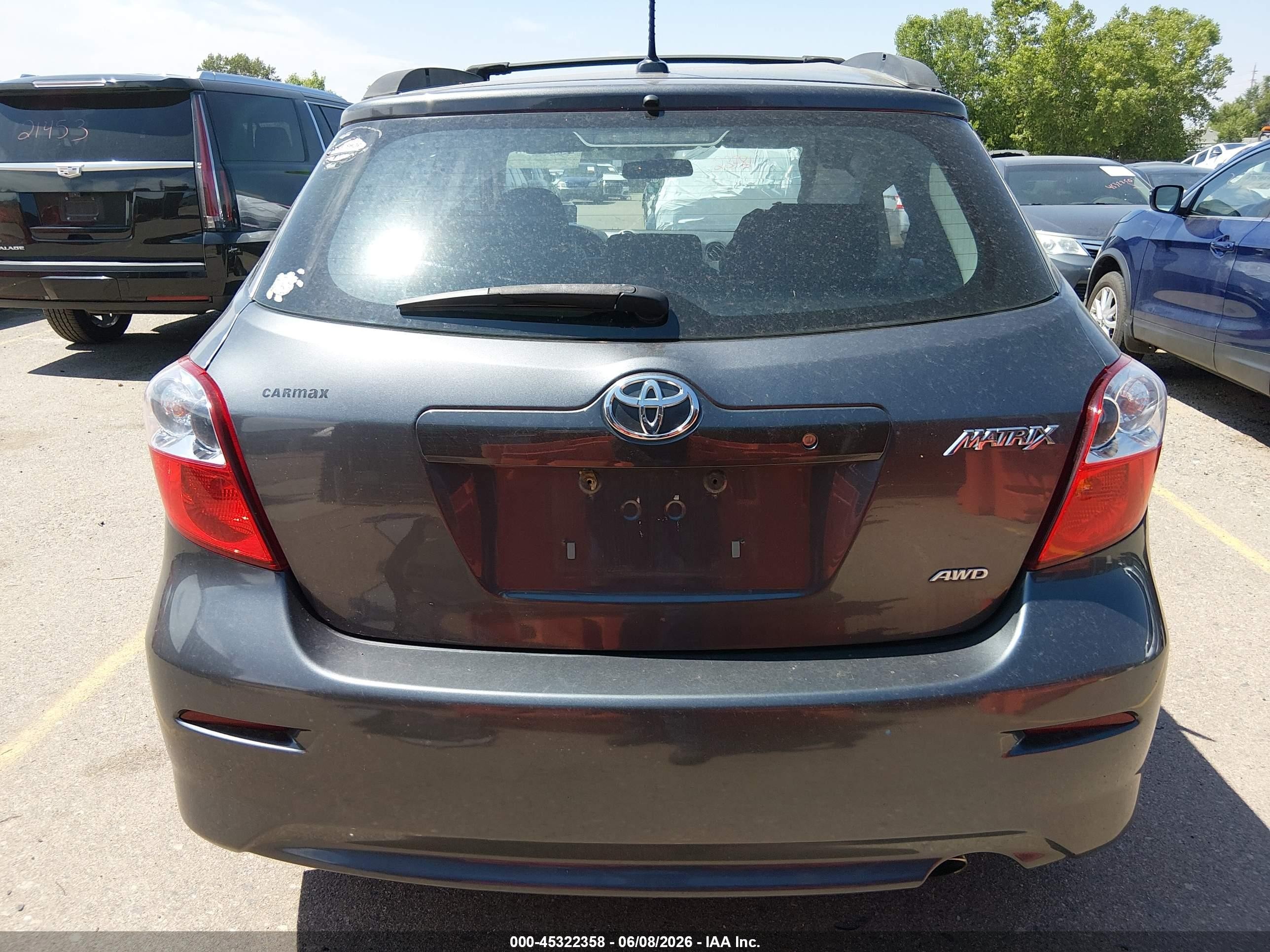 2011 Toyota Matrix S Серый vin: 2T1LE4EE9BC019780
