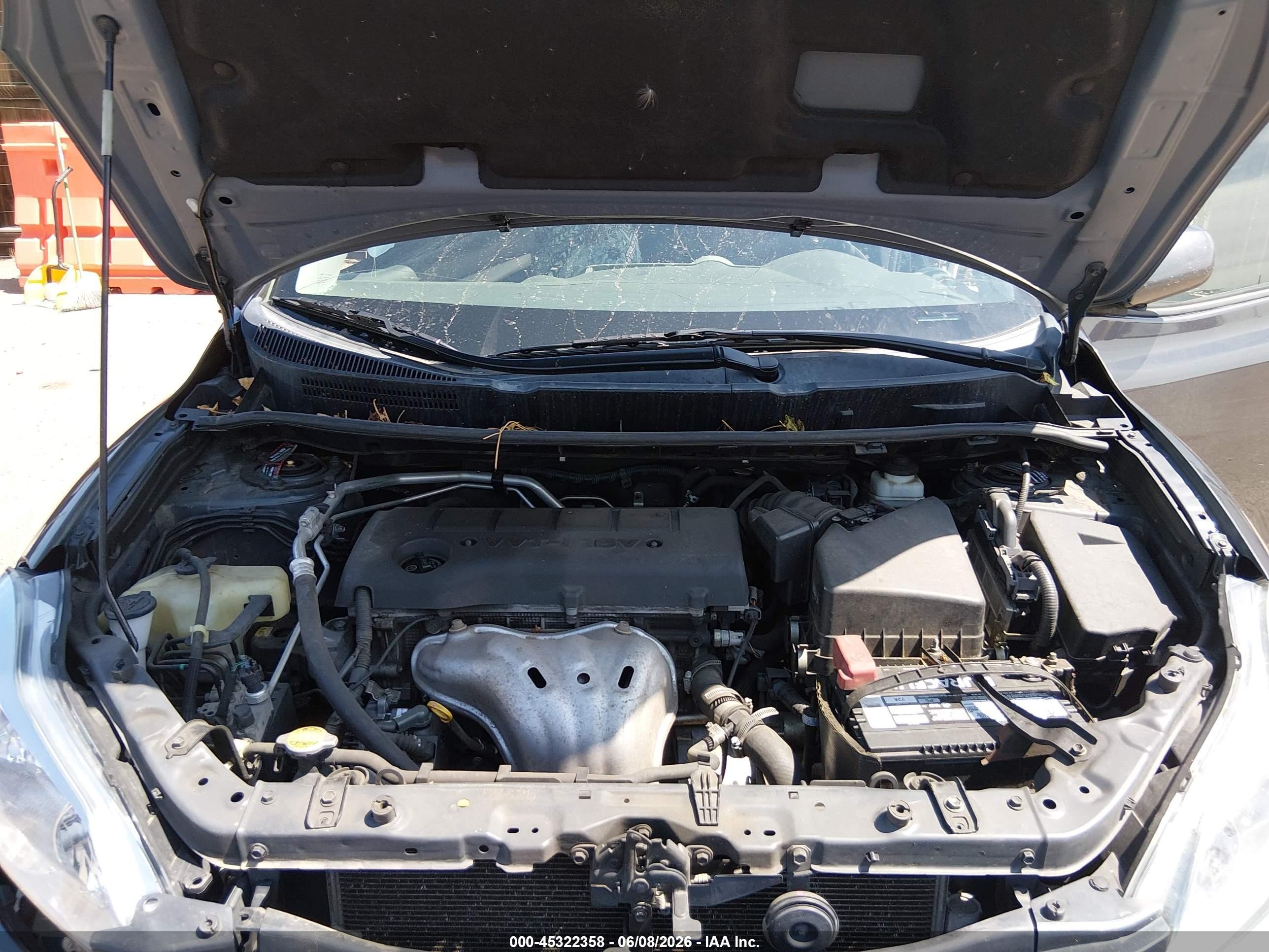2011 Toyota Matrix S Серый vin: 2T1LE4EE9BC019780