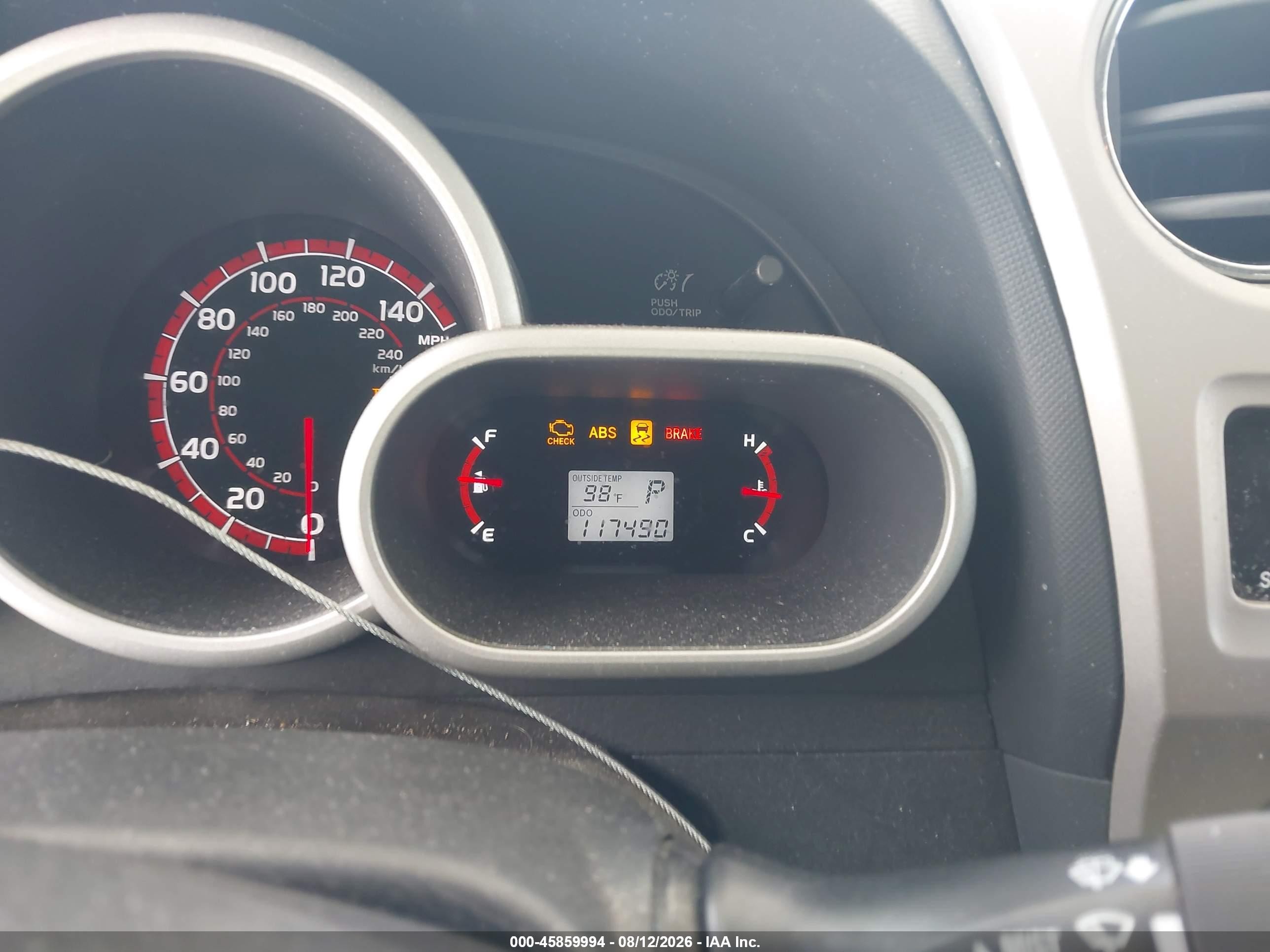 2012 Toyota Corolla Matrix S Blue vin: 2T1LE4EE9CC020753