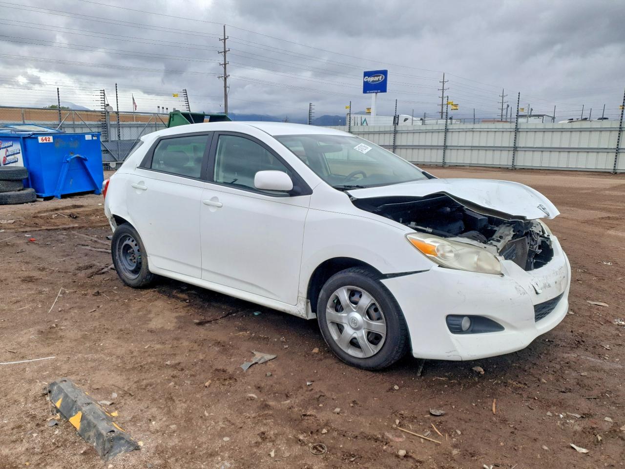 2010 Toyota Corolla Matrix S White vin: 2T1LE4EEXAC013498