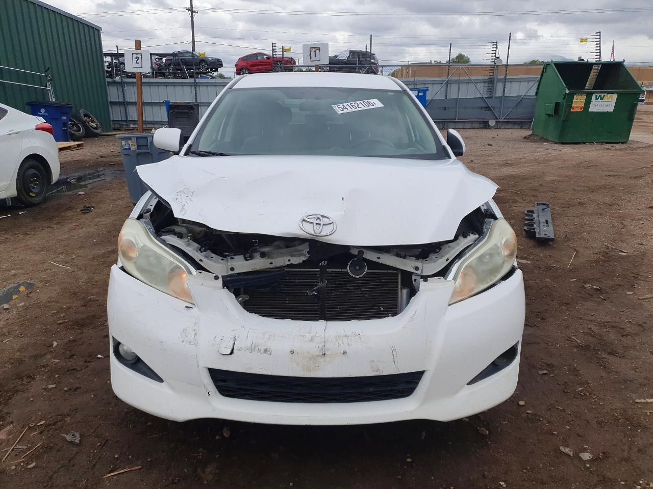 2010 Toyota Corolla Matrix S White vin: 2T1LE4EEXAC013498