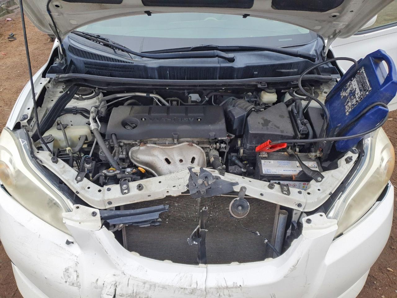 2010 Toyota Corolla Matrix S White vin: 2T1LE4EEXAC013498