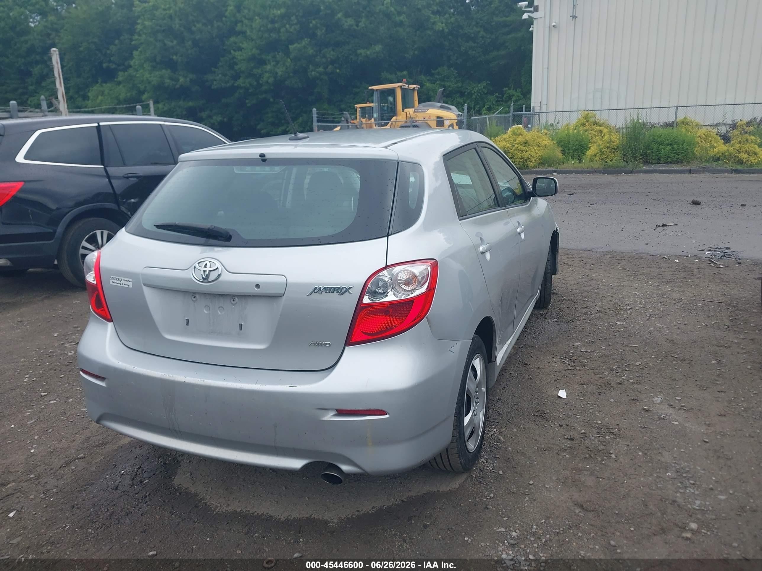 2012 Toyota Matrix S Silver vin: 2T1LE4EEXCC022267