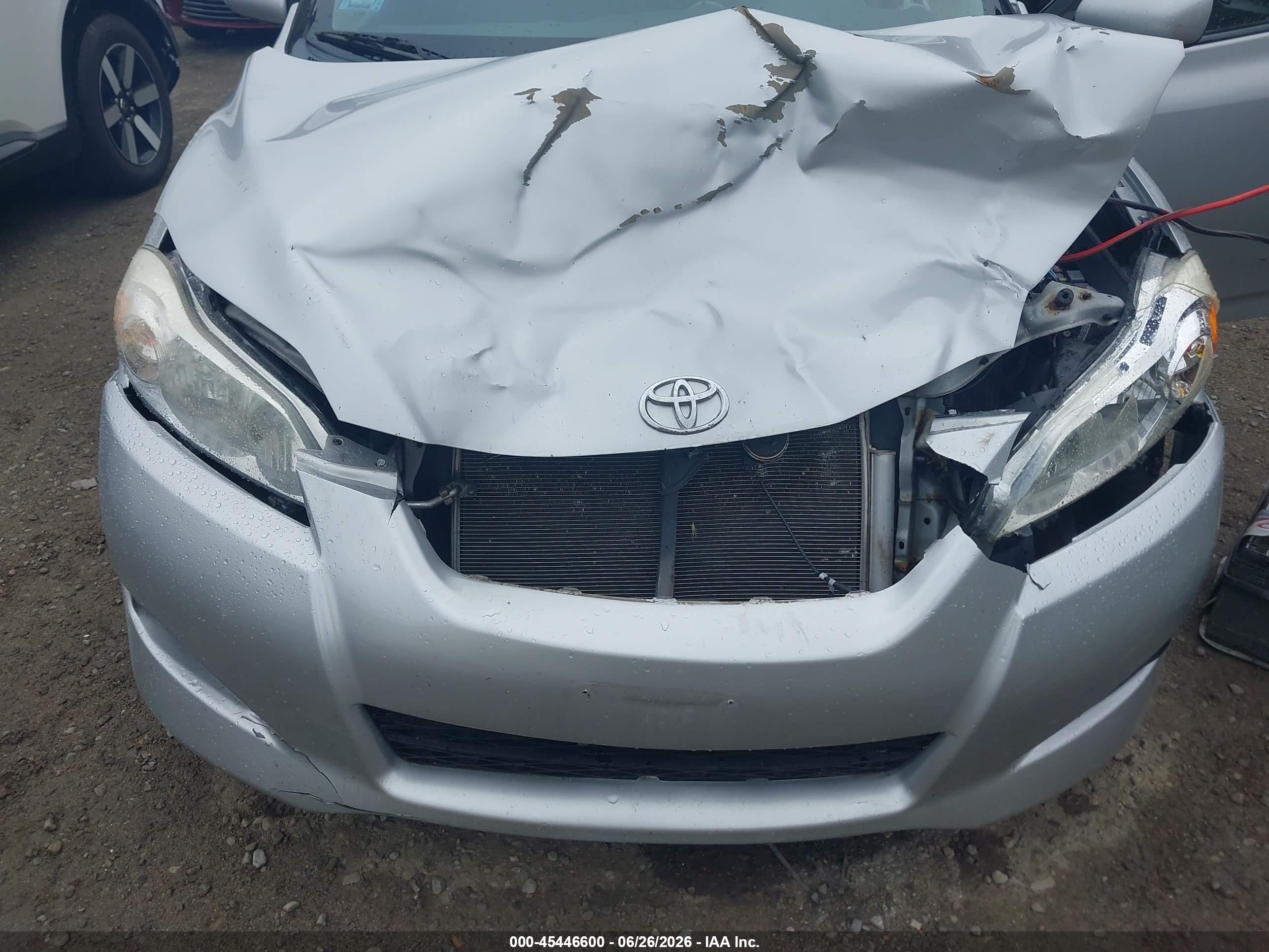 2012 Toyota Matrix S Silver vin: 2T1LE4EEXCC022267