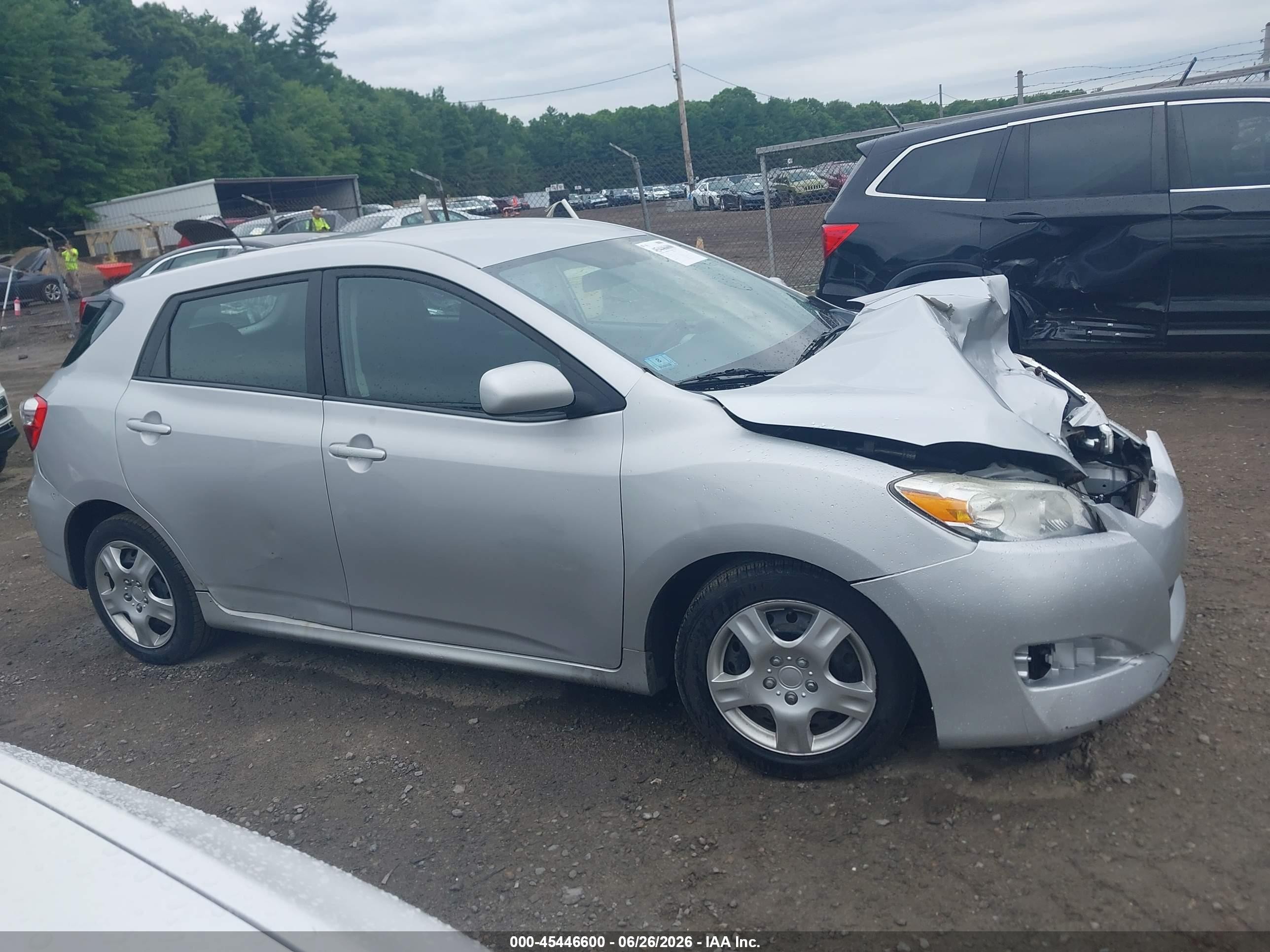 2012 Toyota Matrix S Silver vin: 2T1LE4EEXCC022267