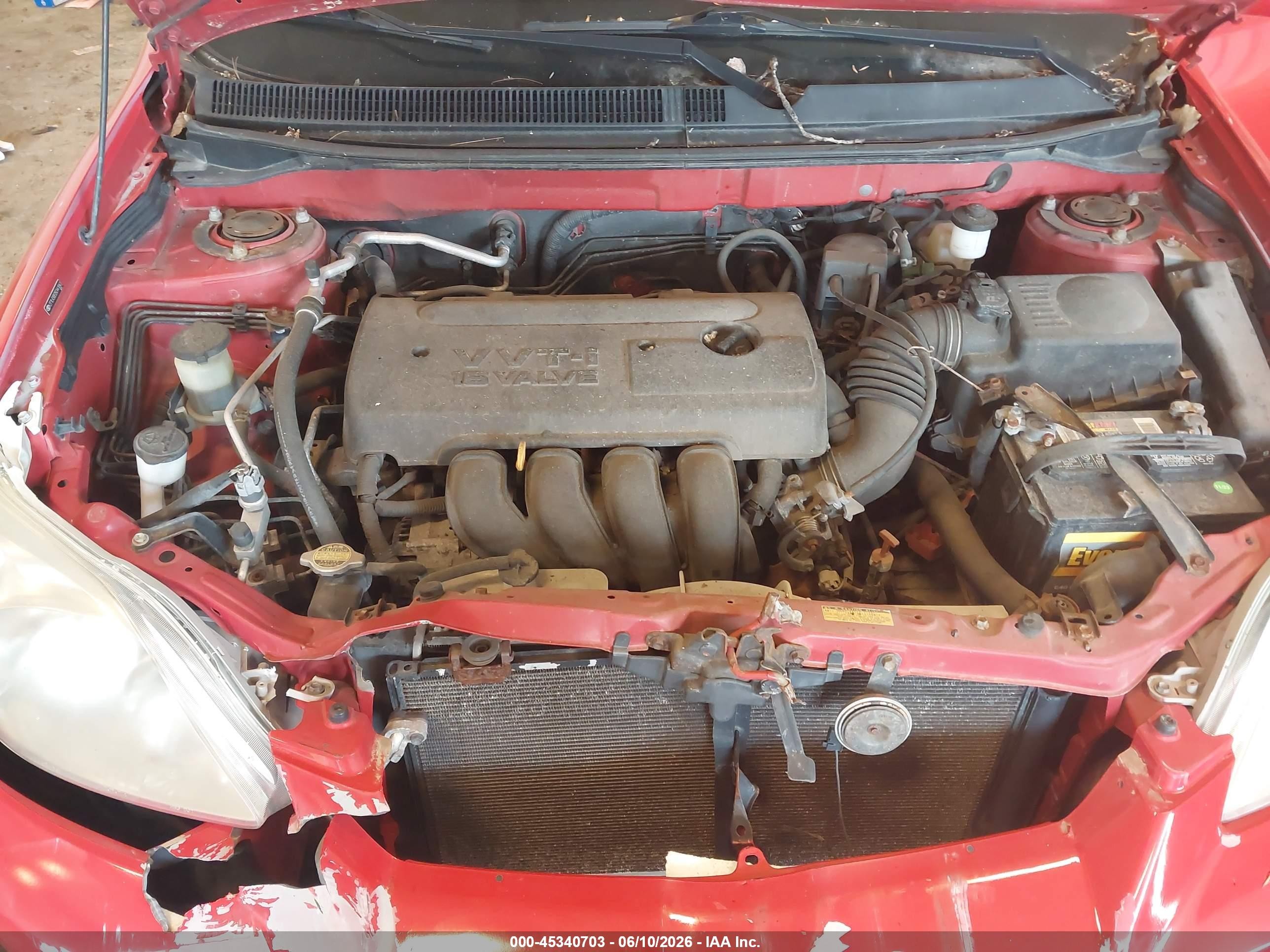 2005 Toyota Matrix Xr Red vin: 2T1LR30E05C441043