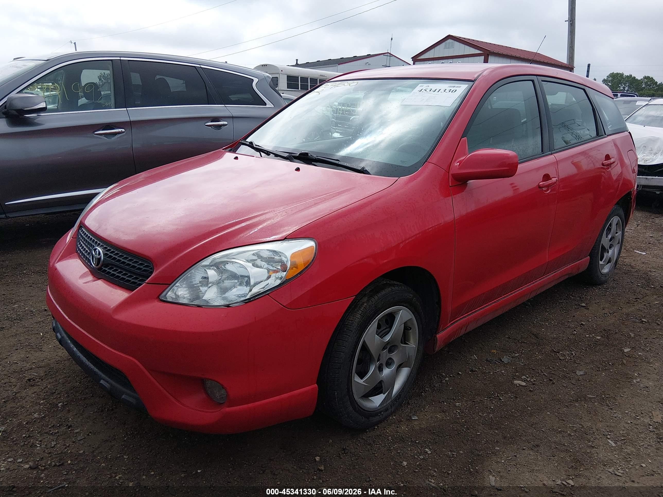 2005 Toyota Matrix Xr Red vin: 2T1LR30E15C550689