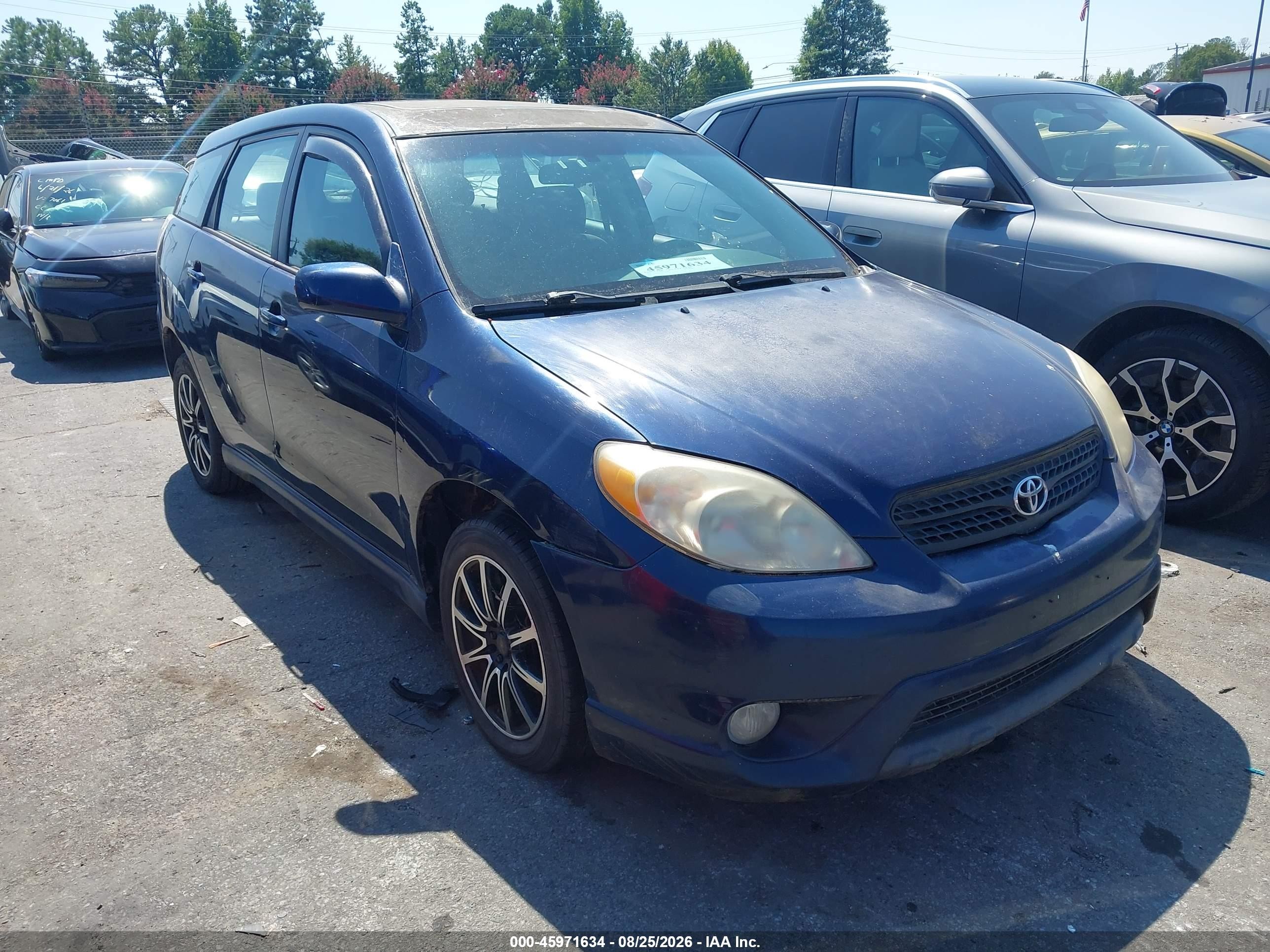2006 Toyota Matrix Xr Blue vin: 2T1LR30E16C556672