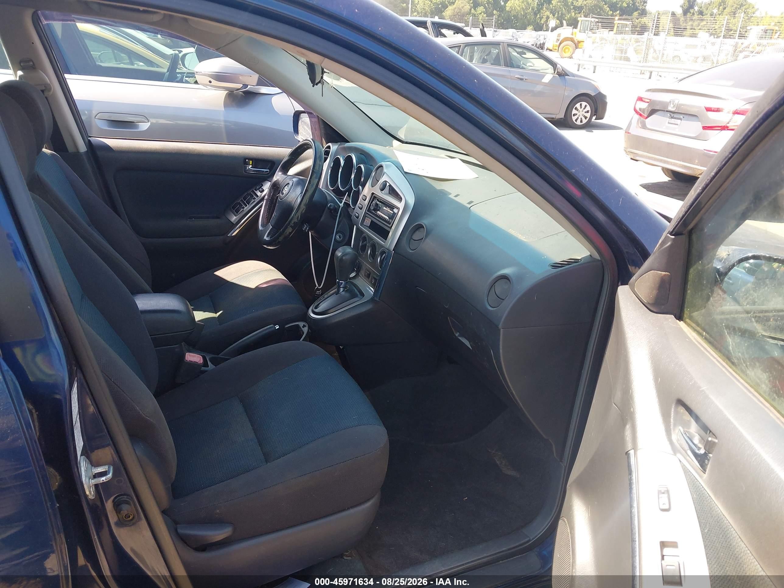 2006 Toyota Matrix Xr Blue vin: 2T1LR30E16C556672