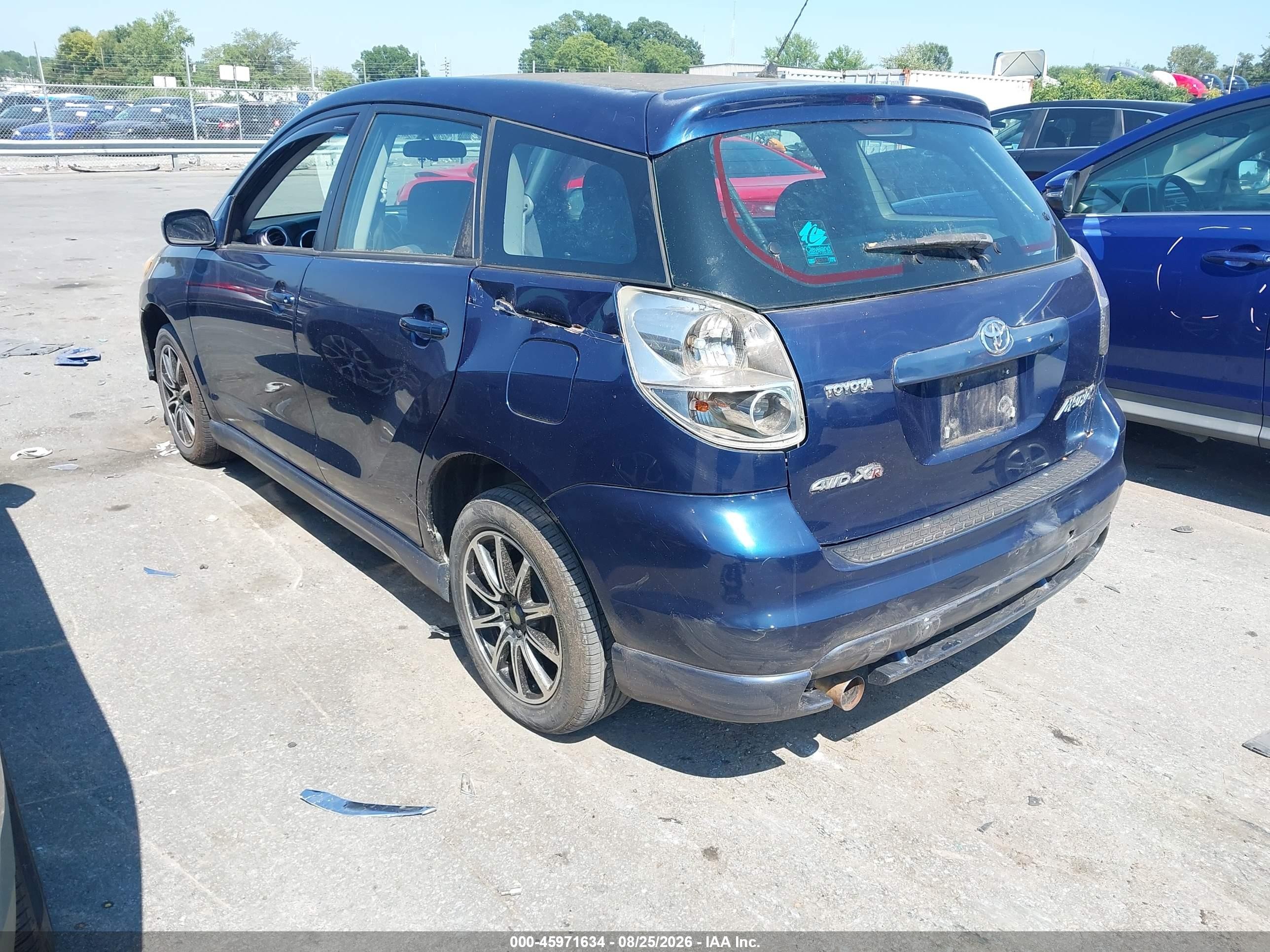 2006 Toyota Matrix Xr Blue vin: 2T1LR30E16C556672