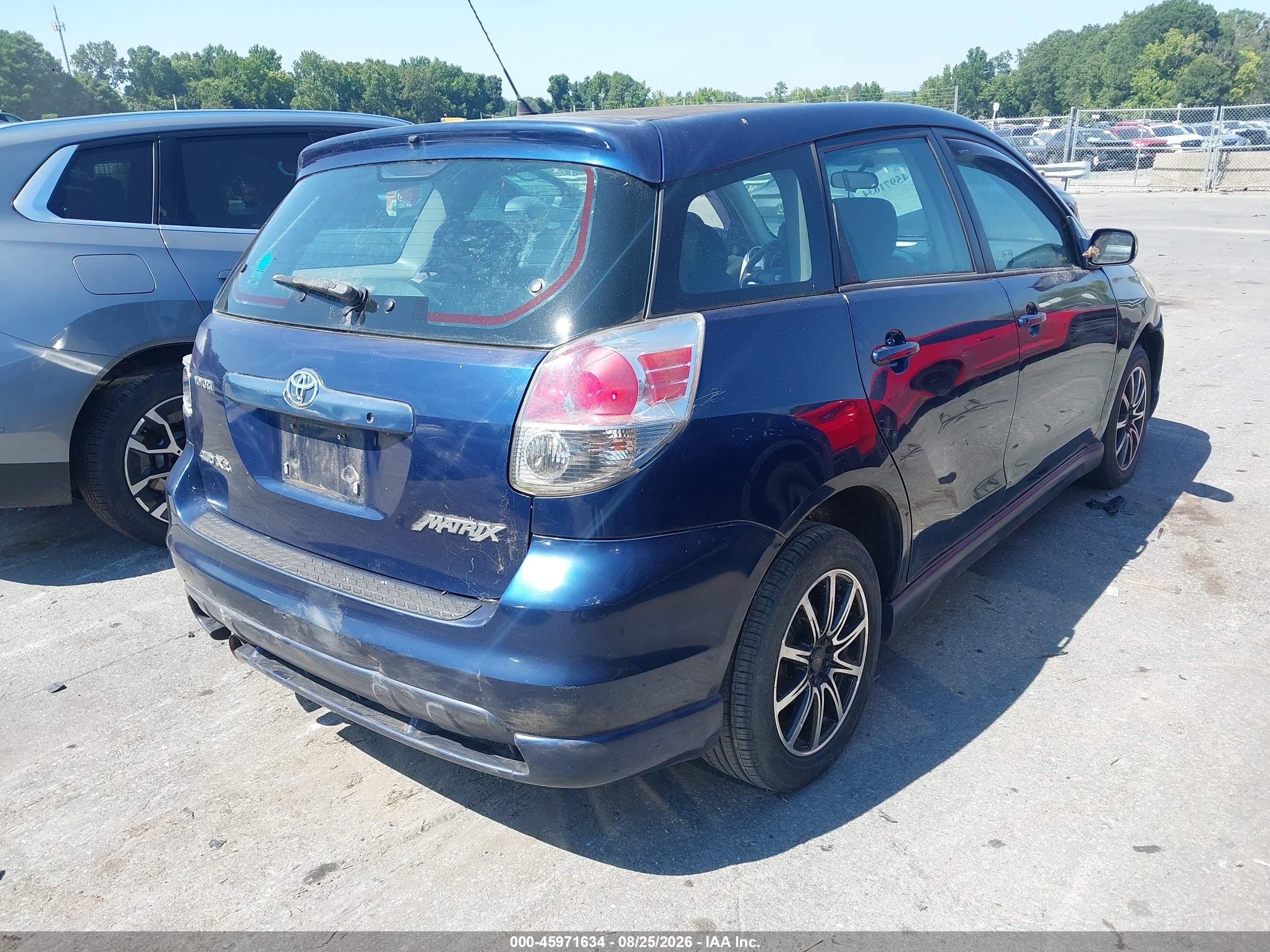 2006 Toyota Matrix Xr Blue vin: 2T1LR30E16C556672