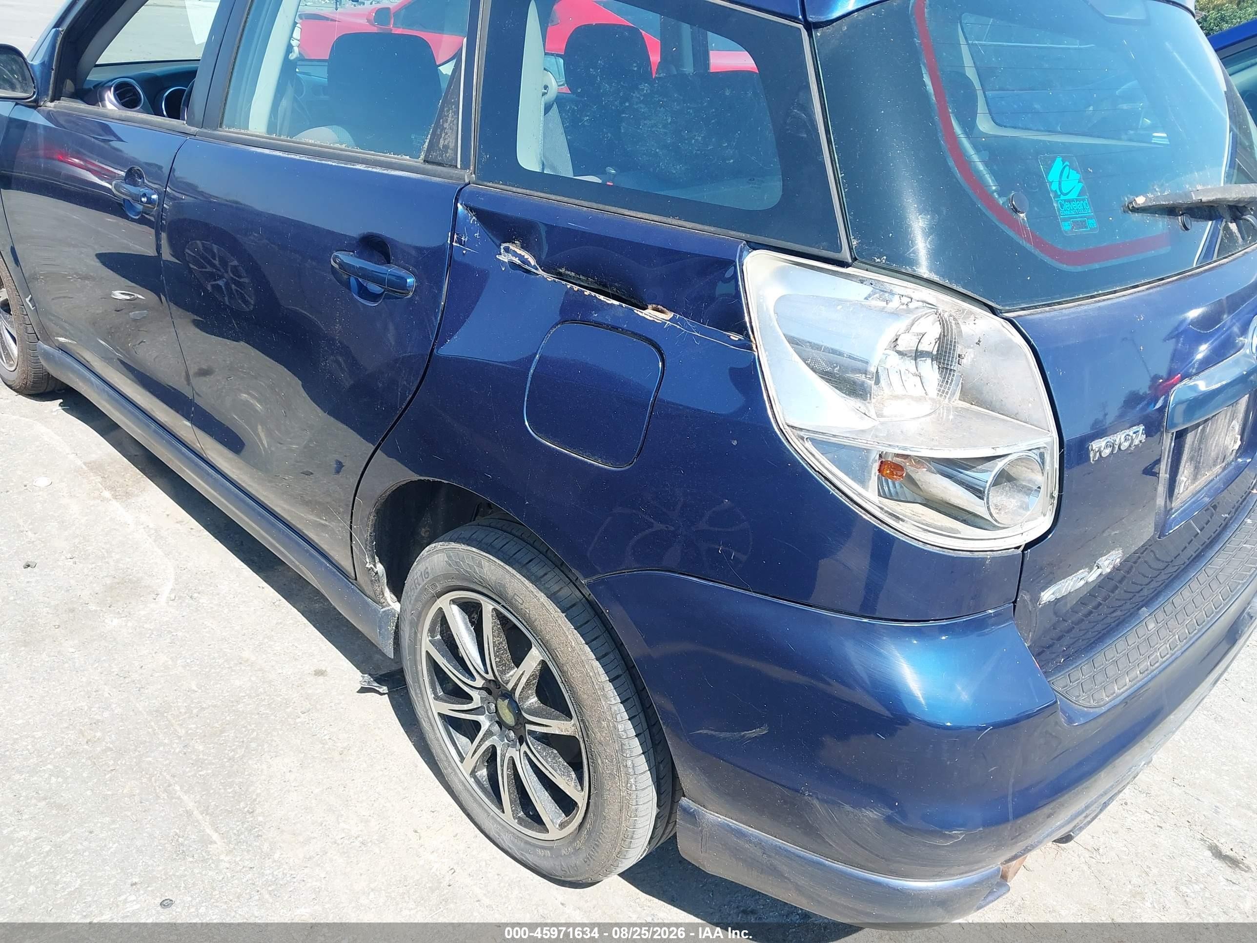 2006 Toyota Matrix Xr Blue vin: 2T1LR30E16C556672