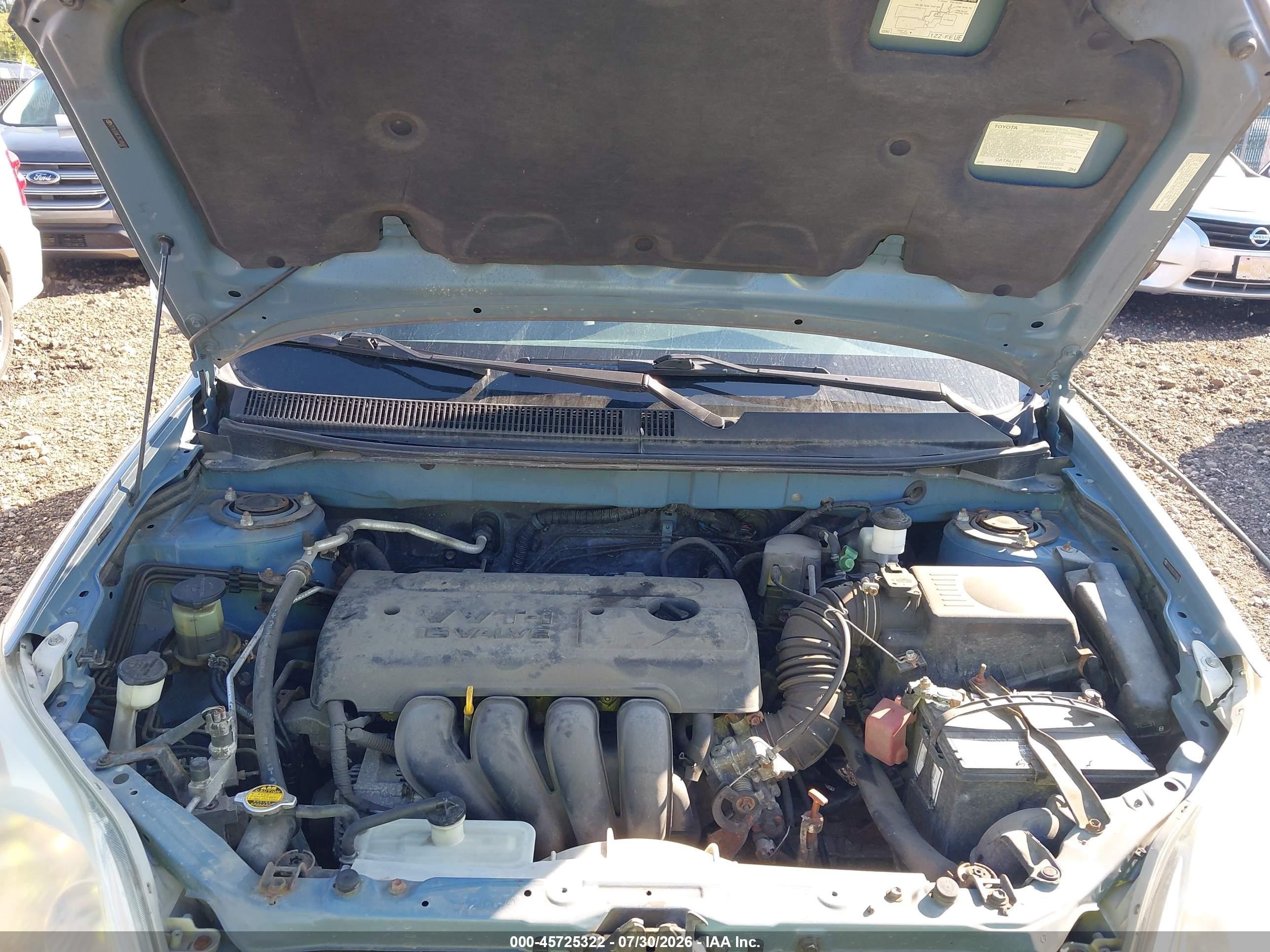 2005 Toyota Matrix Xr Light Blue vin: 2T1LR30E35C395661