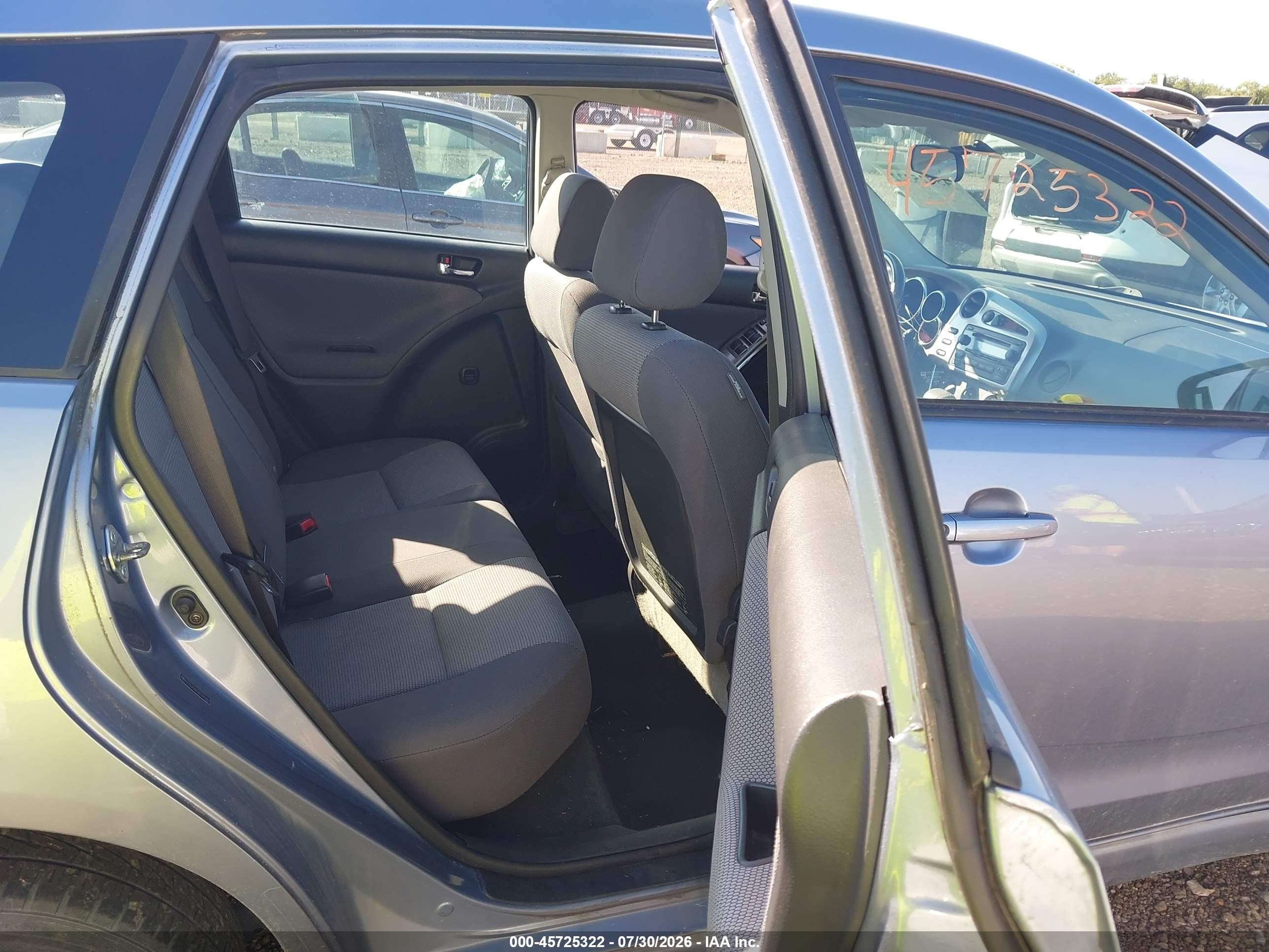 2005 Toyota Matrix Xr Light Blue vin: 2T1LR30E35C395661
