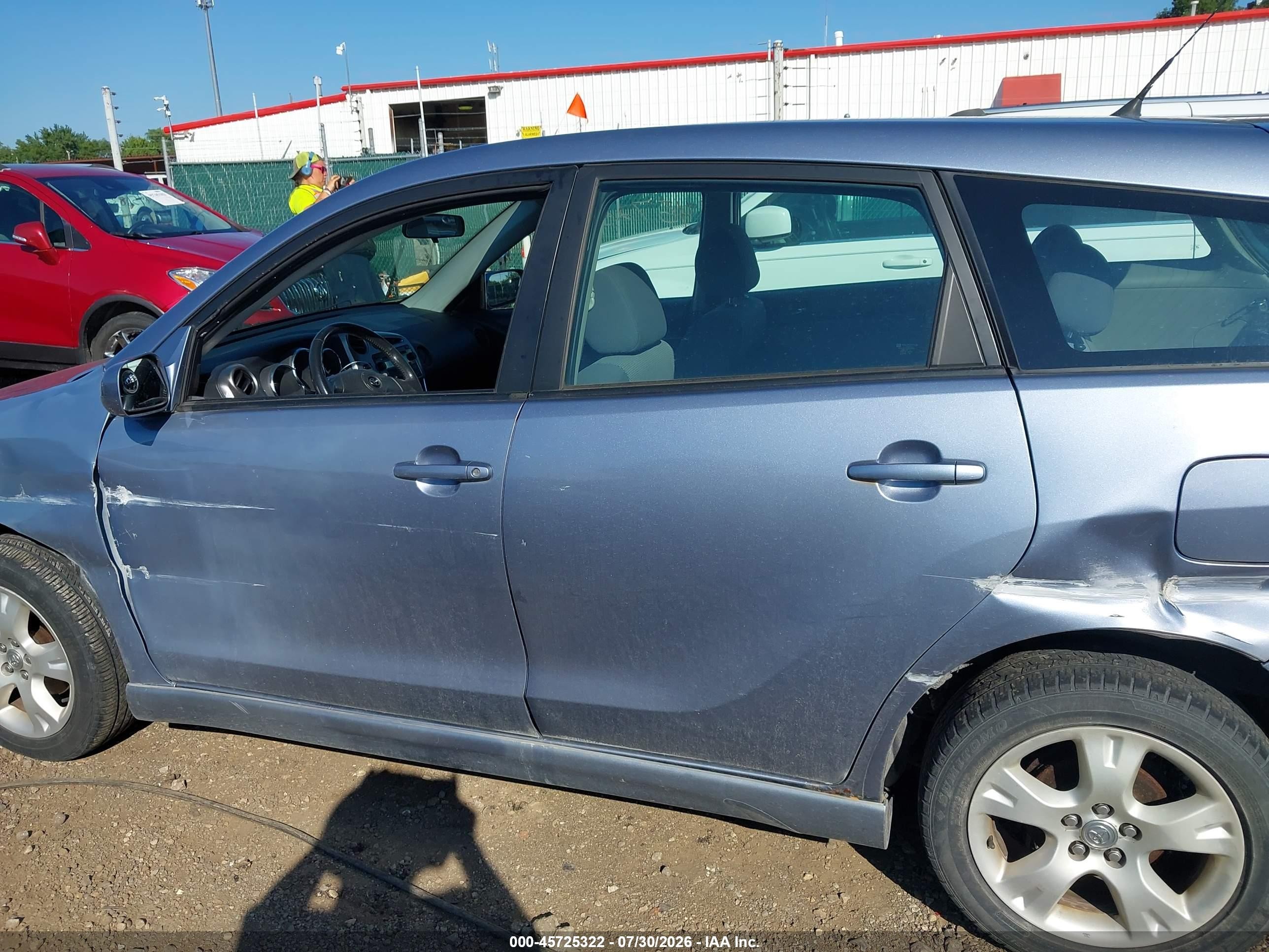 2005 Toyota Matrix Xr Light Blue vin: 2T1LR30E35C395661