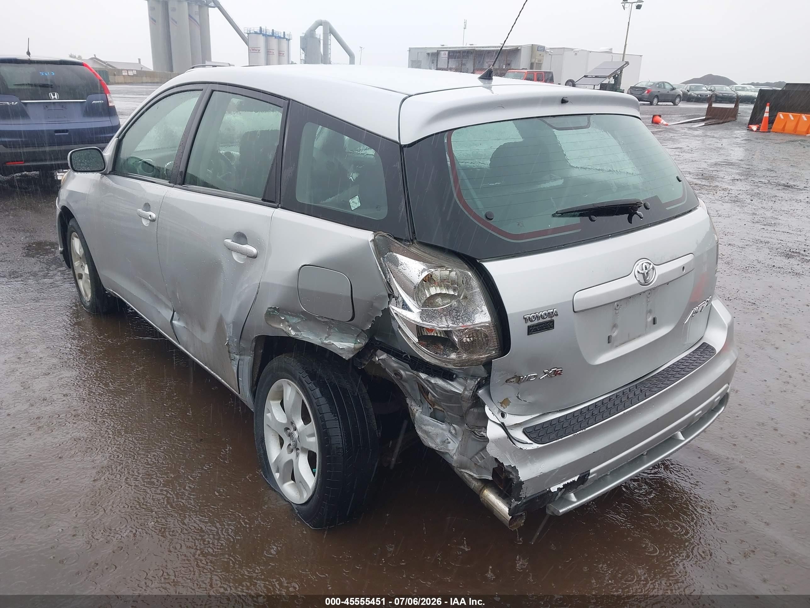 2005 Toyota Matrix Xr Silver vin: 2T1LR30E55C477908