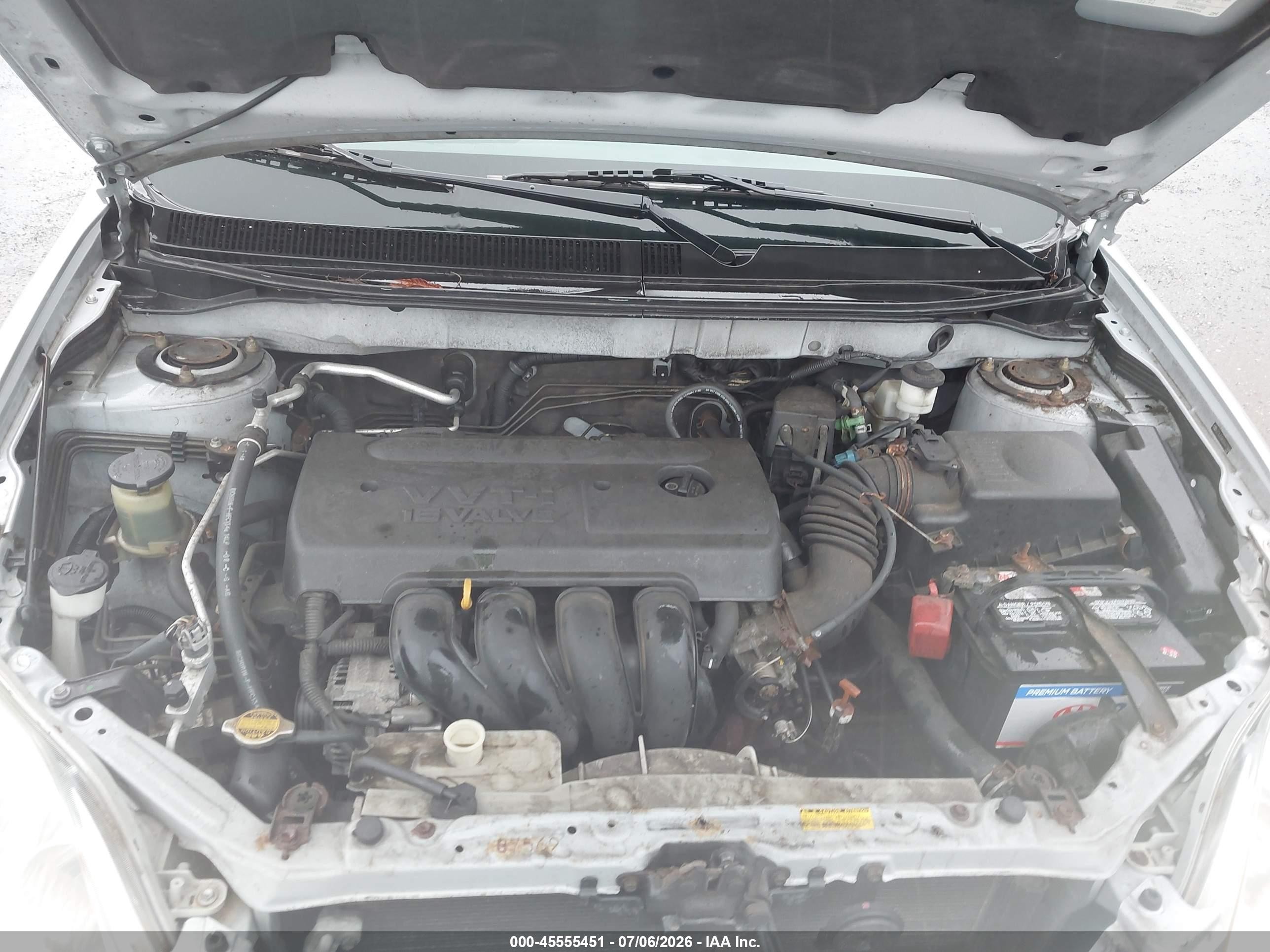2005 Toyota Matrix Xr Silver vin: 2T1LR30E55C477908