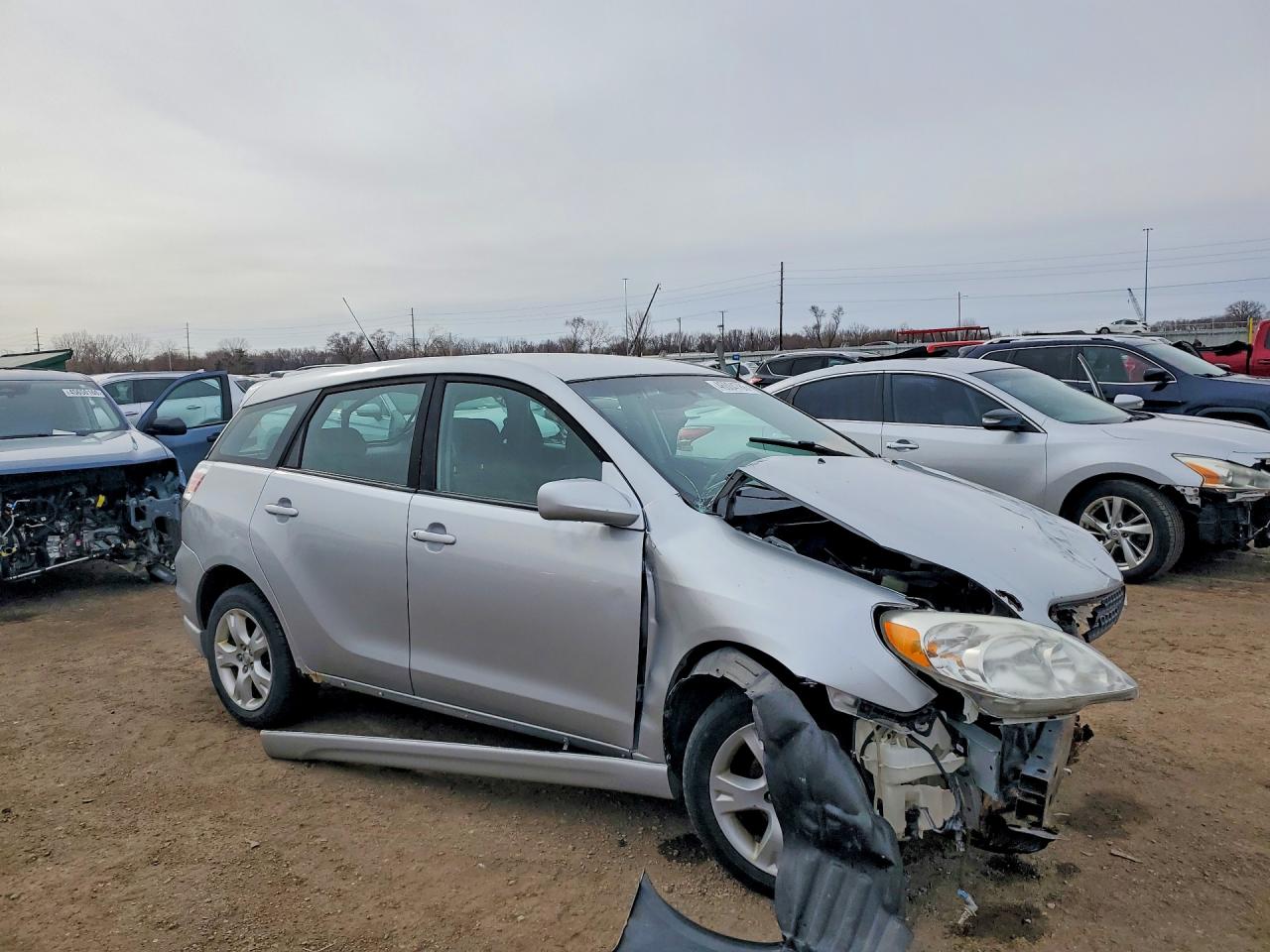 2006 Toyota Matrix Xr Серебряный vin: 2T1LR30E66C557056