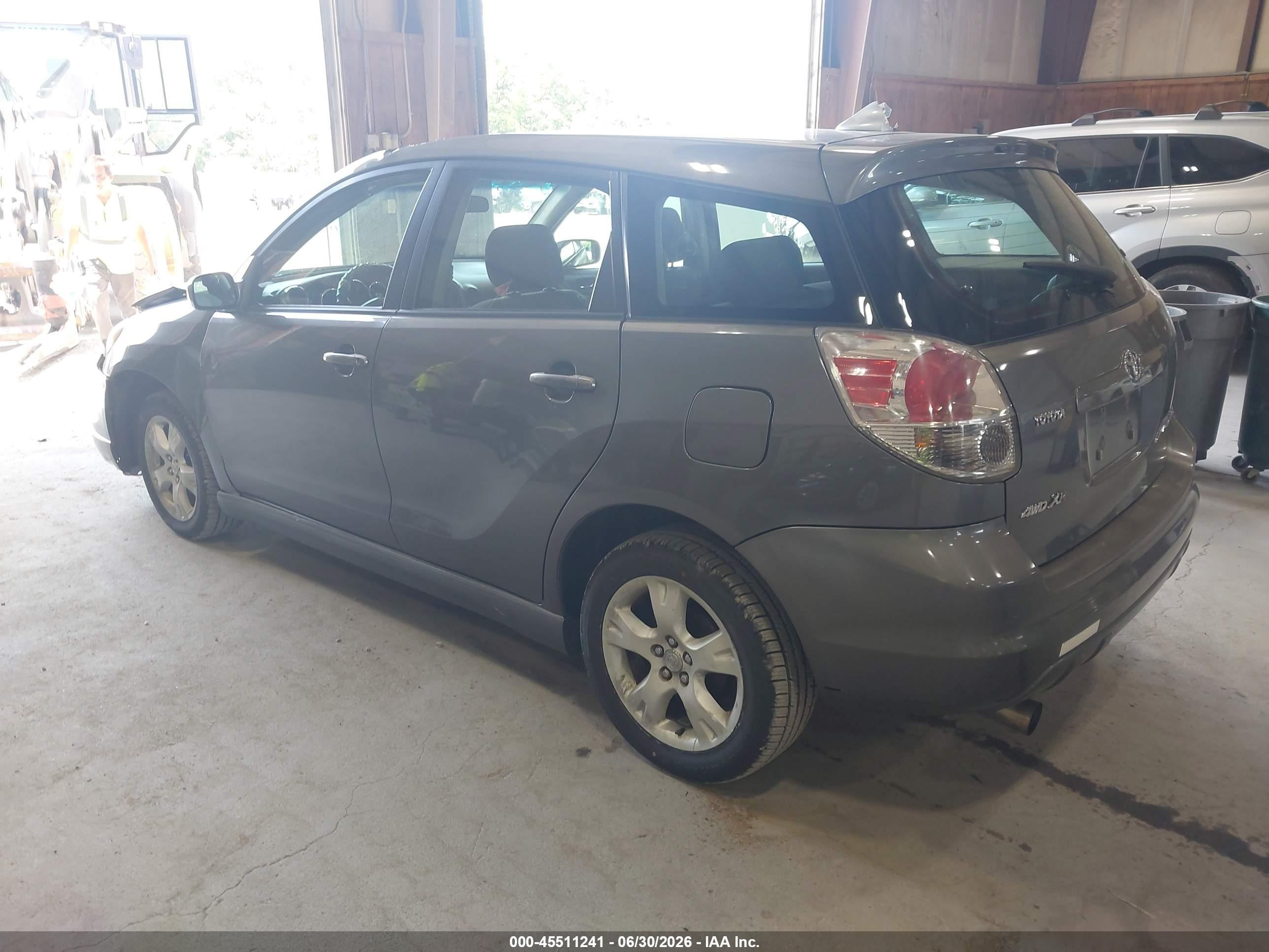 2005 Toyota Matrix Xr Gray vin: 2T1LR30E75C482852