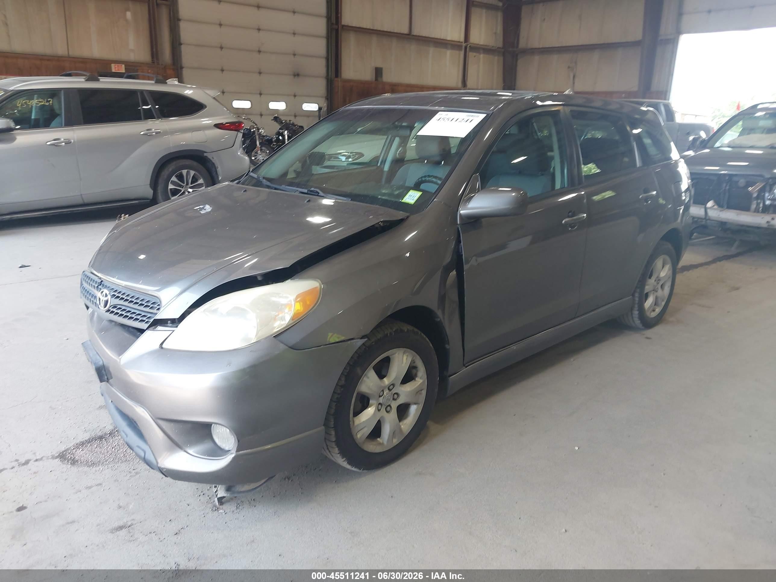 2005 Toyota Matrix Xr Gray vin: 2T1LR30E75C482852