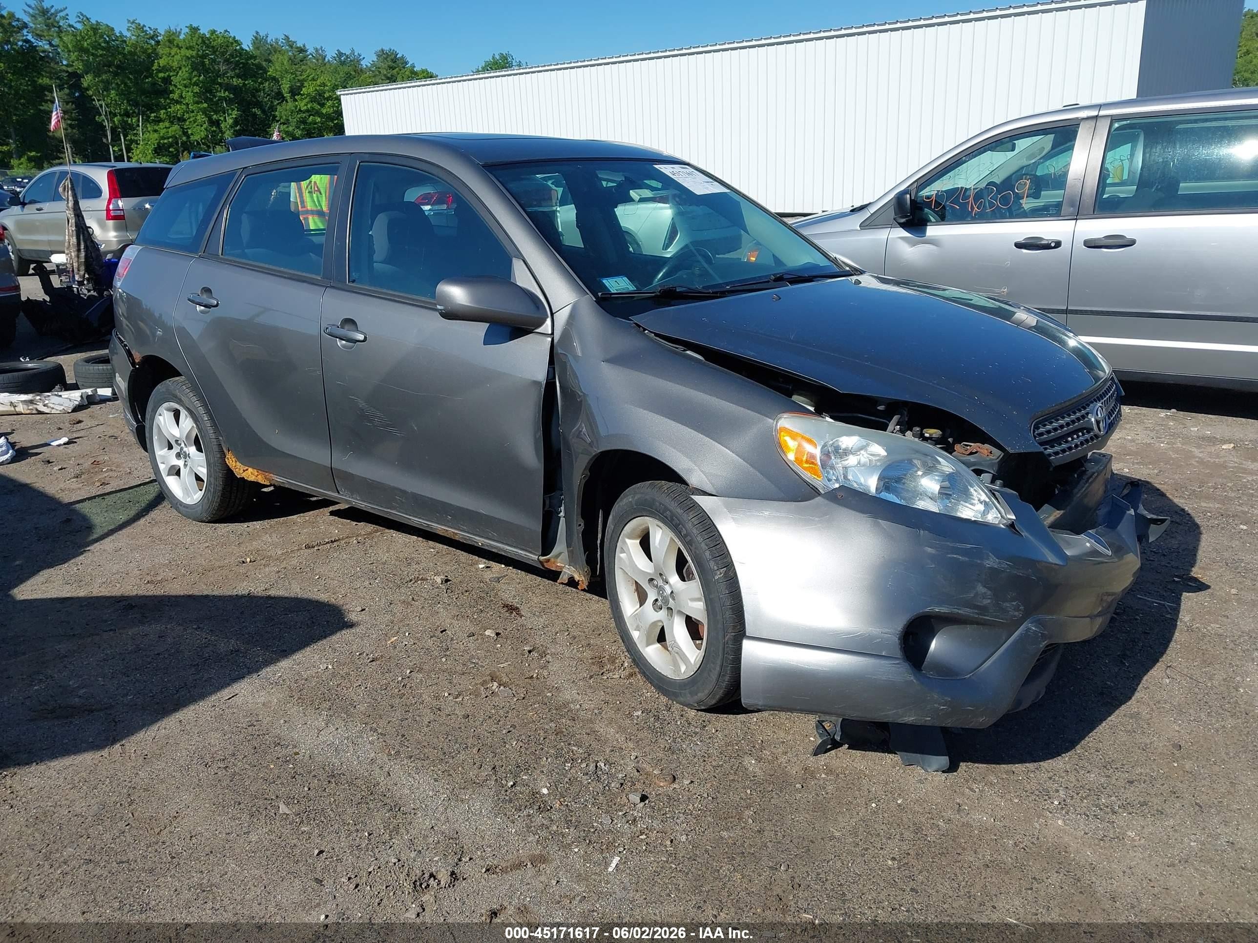 2006 Toyota Matrix Xr Gray vin: 2T1LR30E76C551430