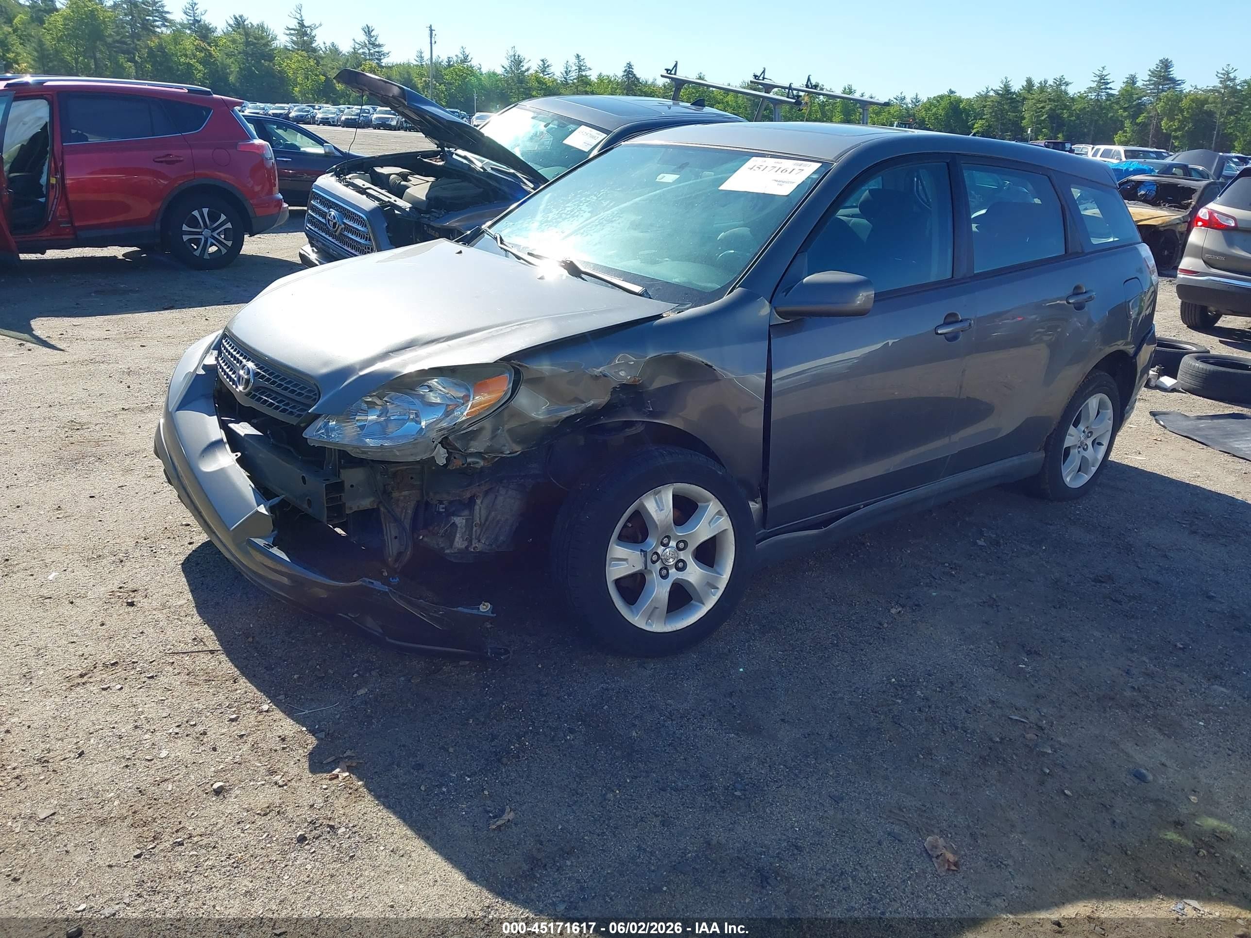 2006 Toyota Matrix Xr Gray vin: 2T1LR30E76C551430