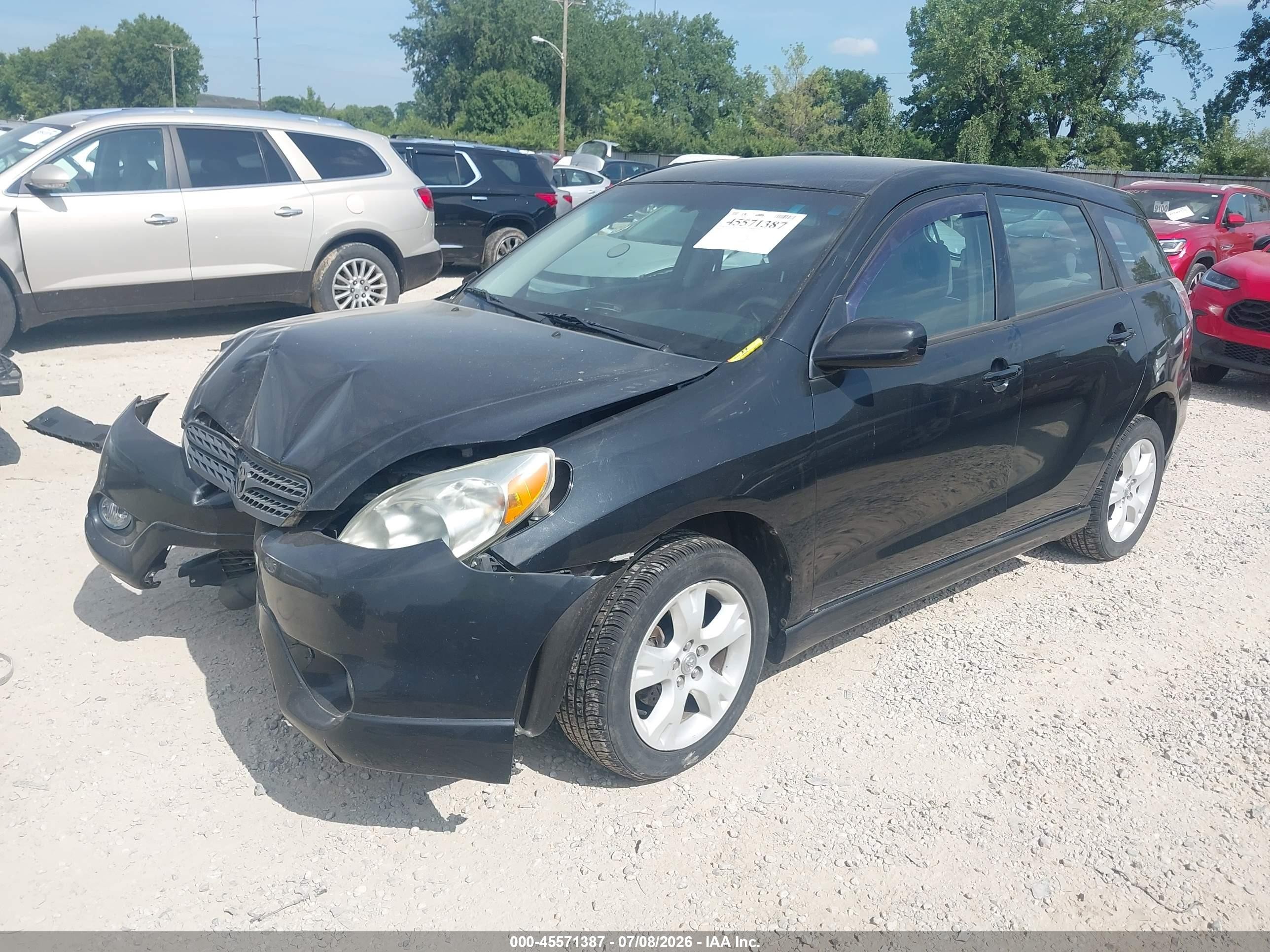 2005 Toyota Matrix Xr Black vin: 2T1LR32E05C361125