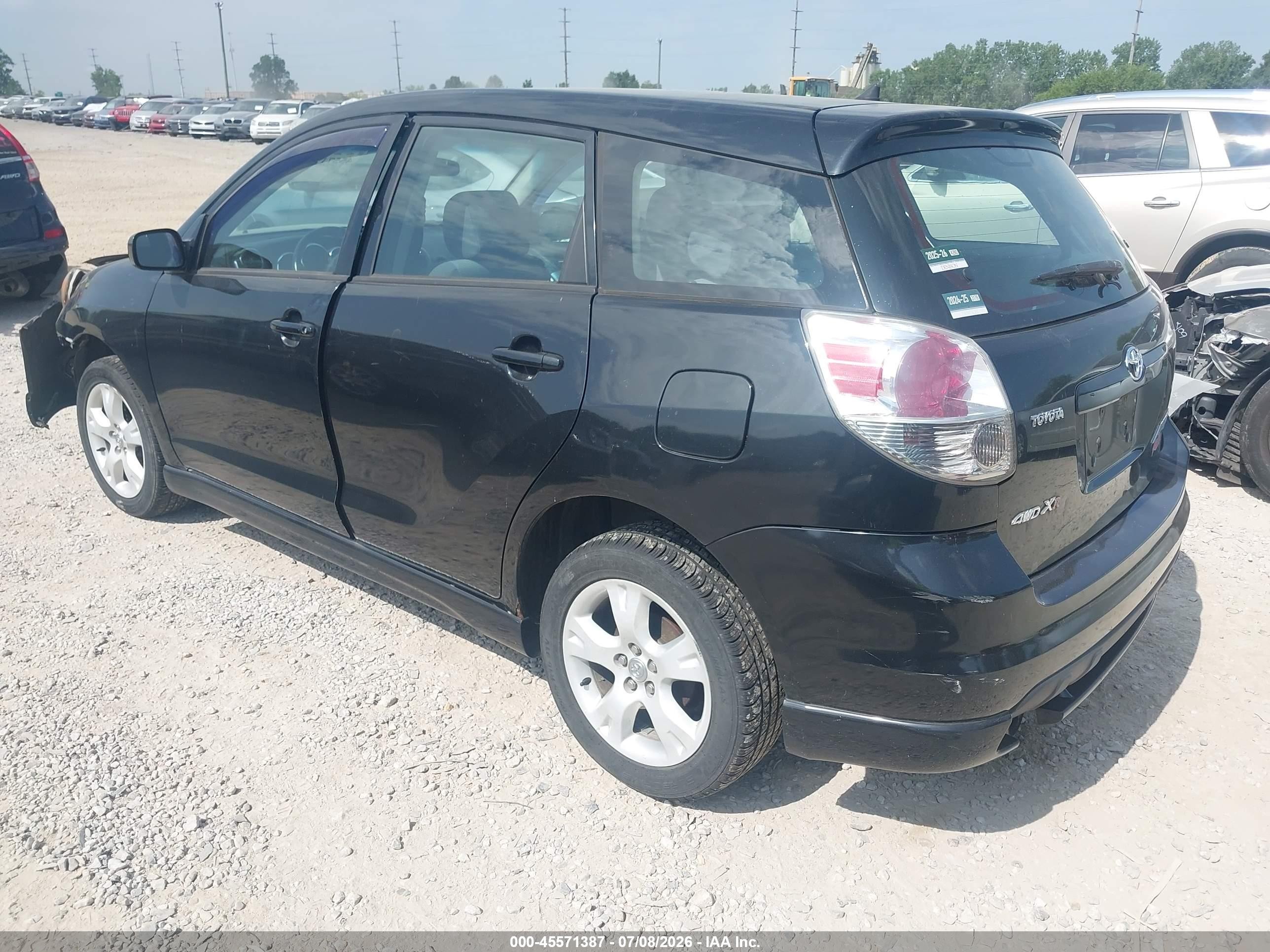 2005 Toyota Matrix Xr Black vin: 2T1LR32E05C361125