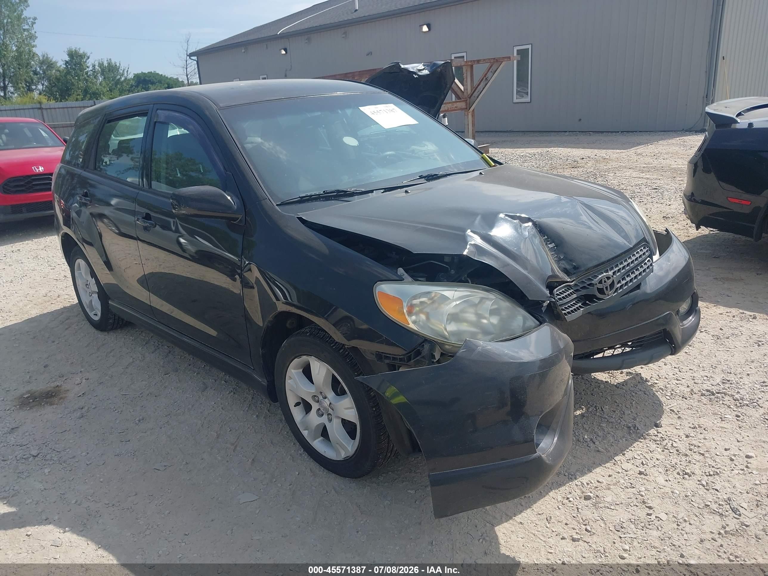 2005 Toyota Matrix Xr Black vin: 2T1LR32E05C361125