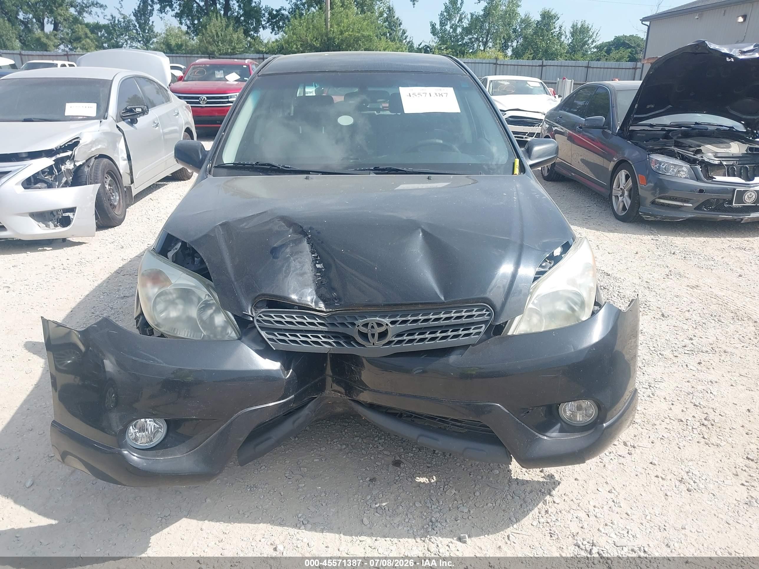 2005 Toyota Matrix Xr Black vin: 2T1LR32E05C361125