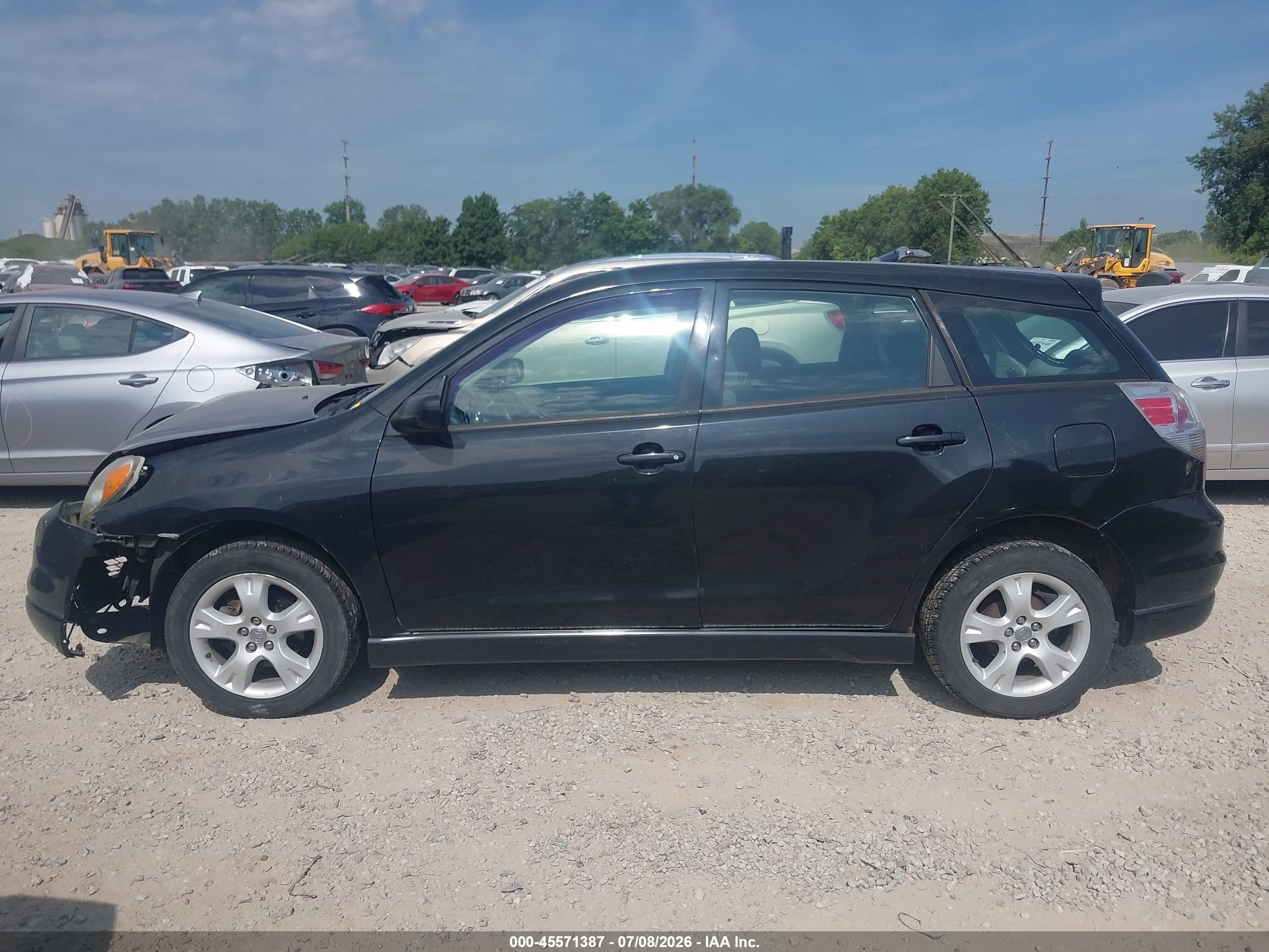 2005 Toyota Matrix Xr Black vin: 2T1LR32E05C361125