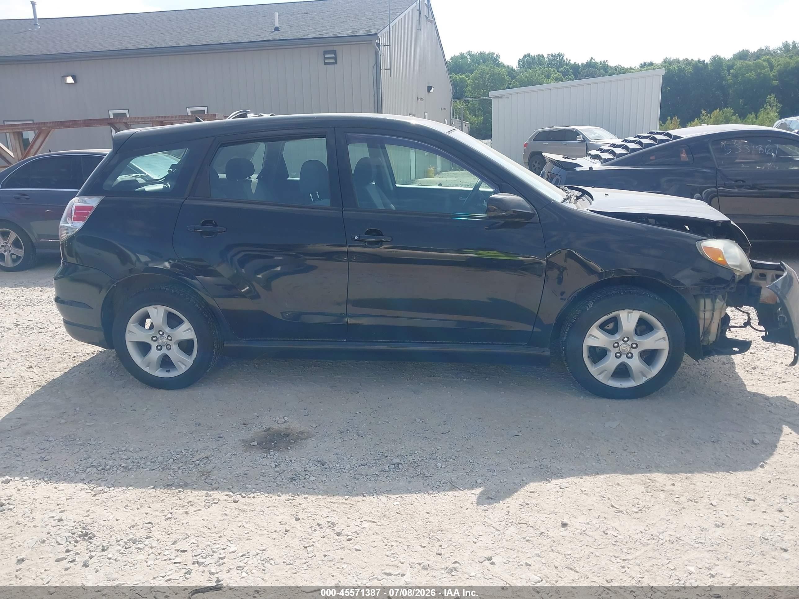 2005 Toyota Matrix Xr Black vin: 2T1LR32E05C361125