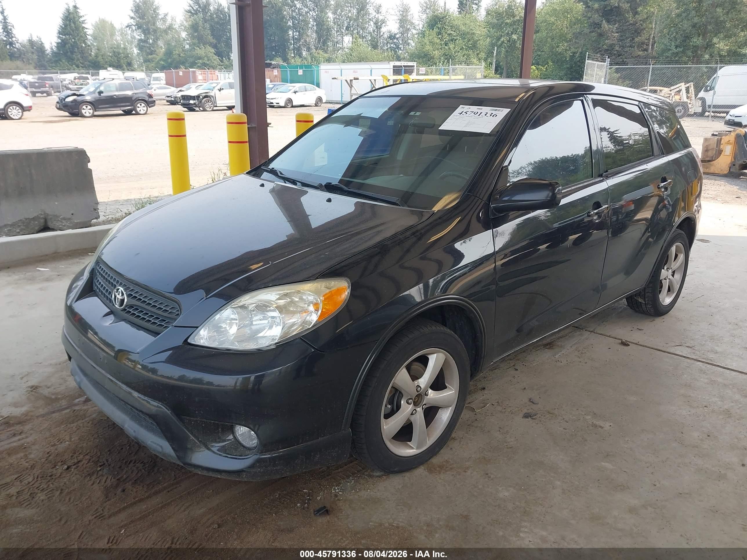 2005 Toyota Matrix Xr Black vin: 2T1LR32E05C371749