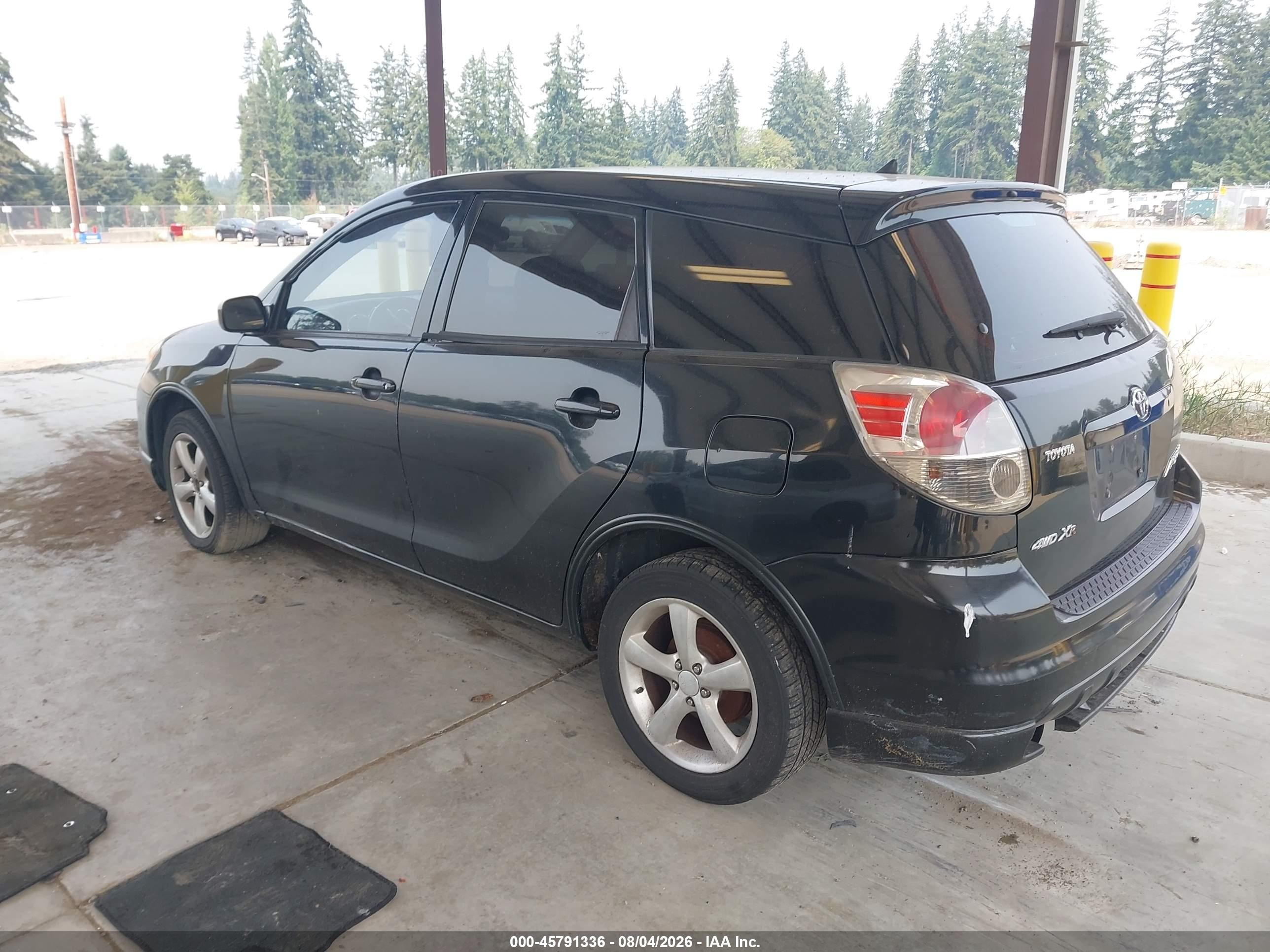 2005 Toyota Matrix Xr Black vin: 2T1LR32E05C371749