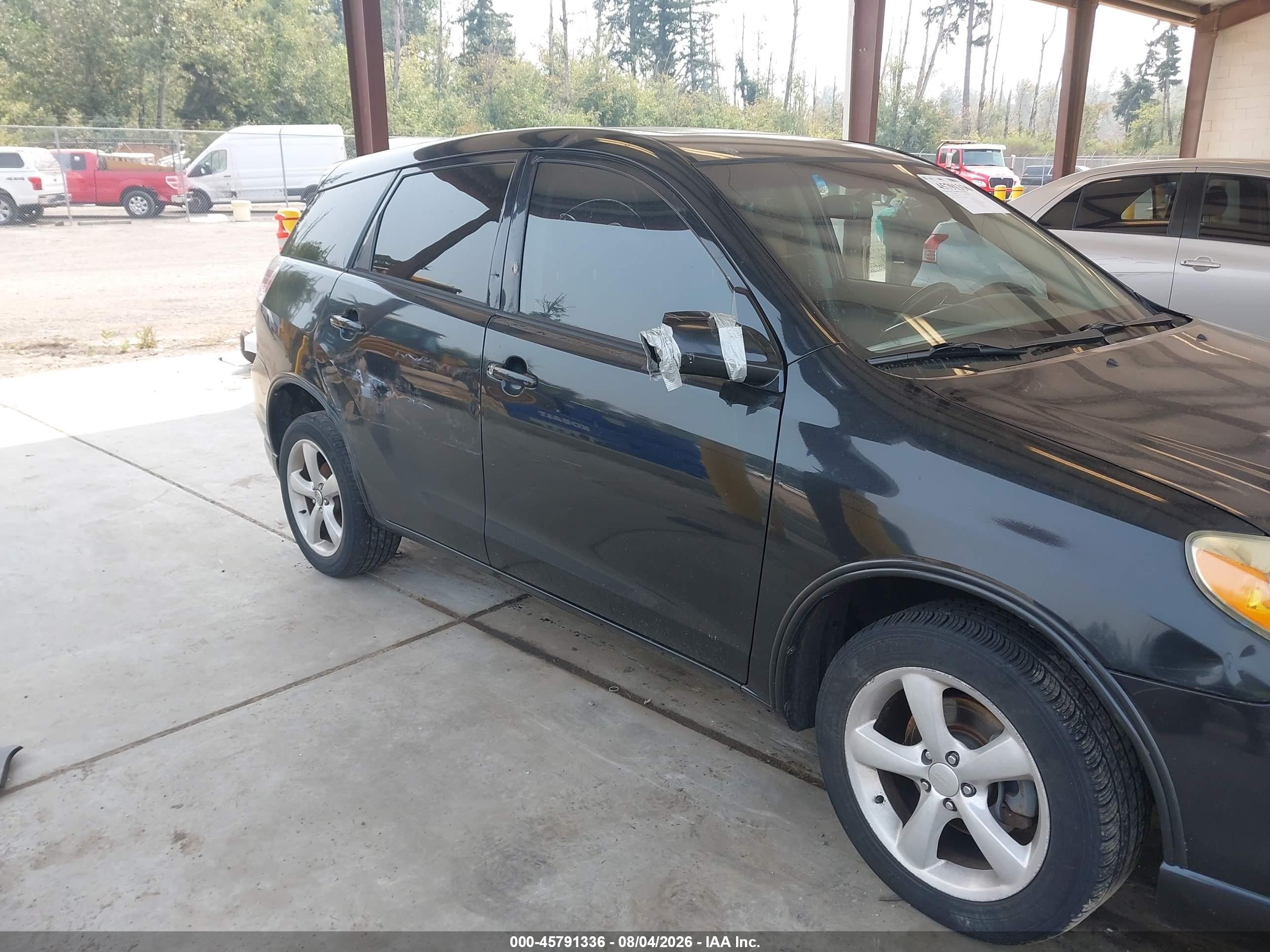 2005 Toyota Matrix Xr Black vin: 2T1LR32E05C371749