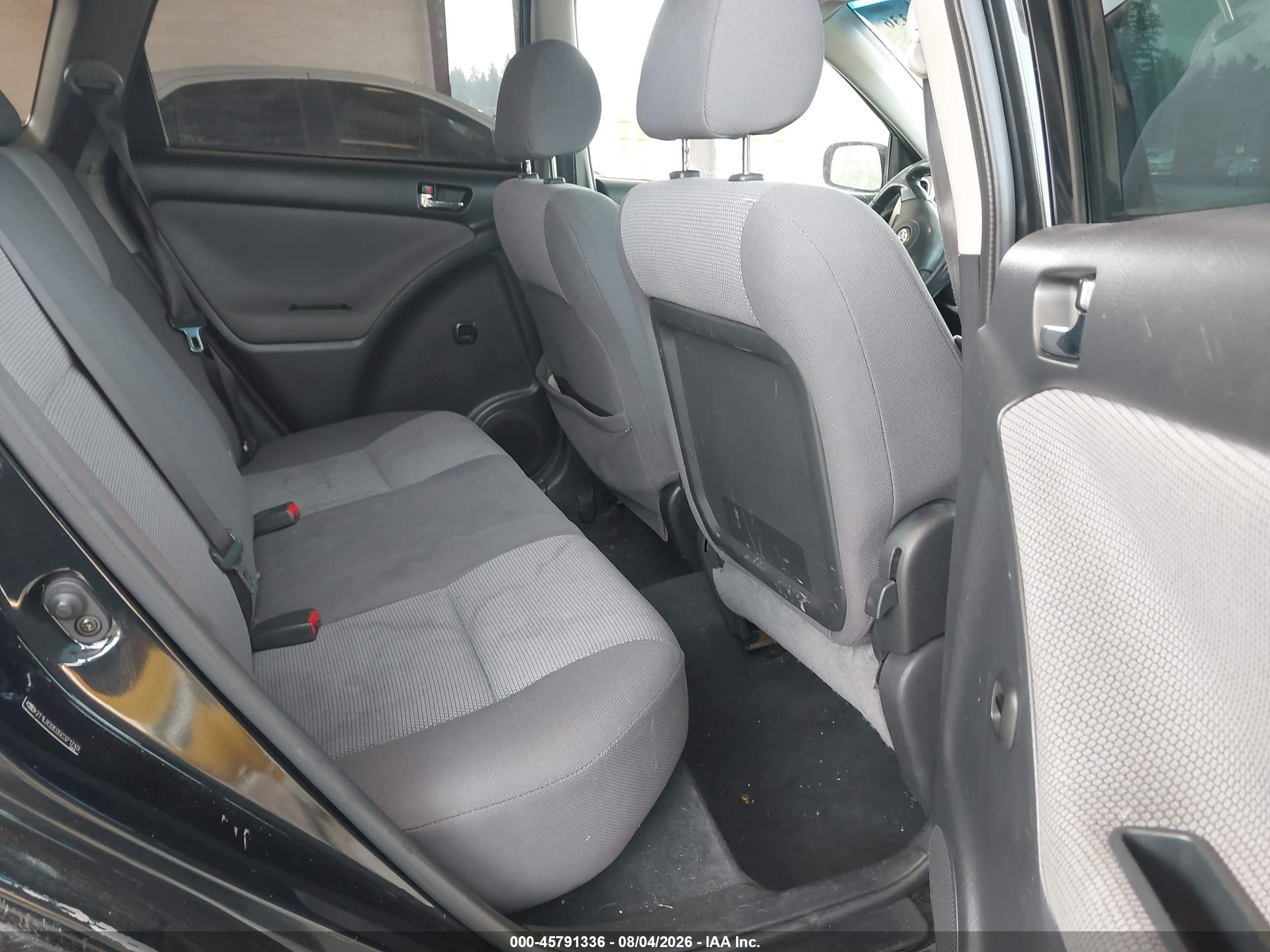 2005 Toyota Matrix Xr Black vin: 2T1LR32E05C371749