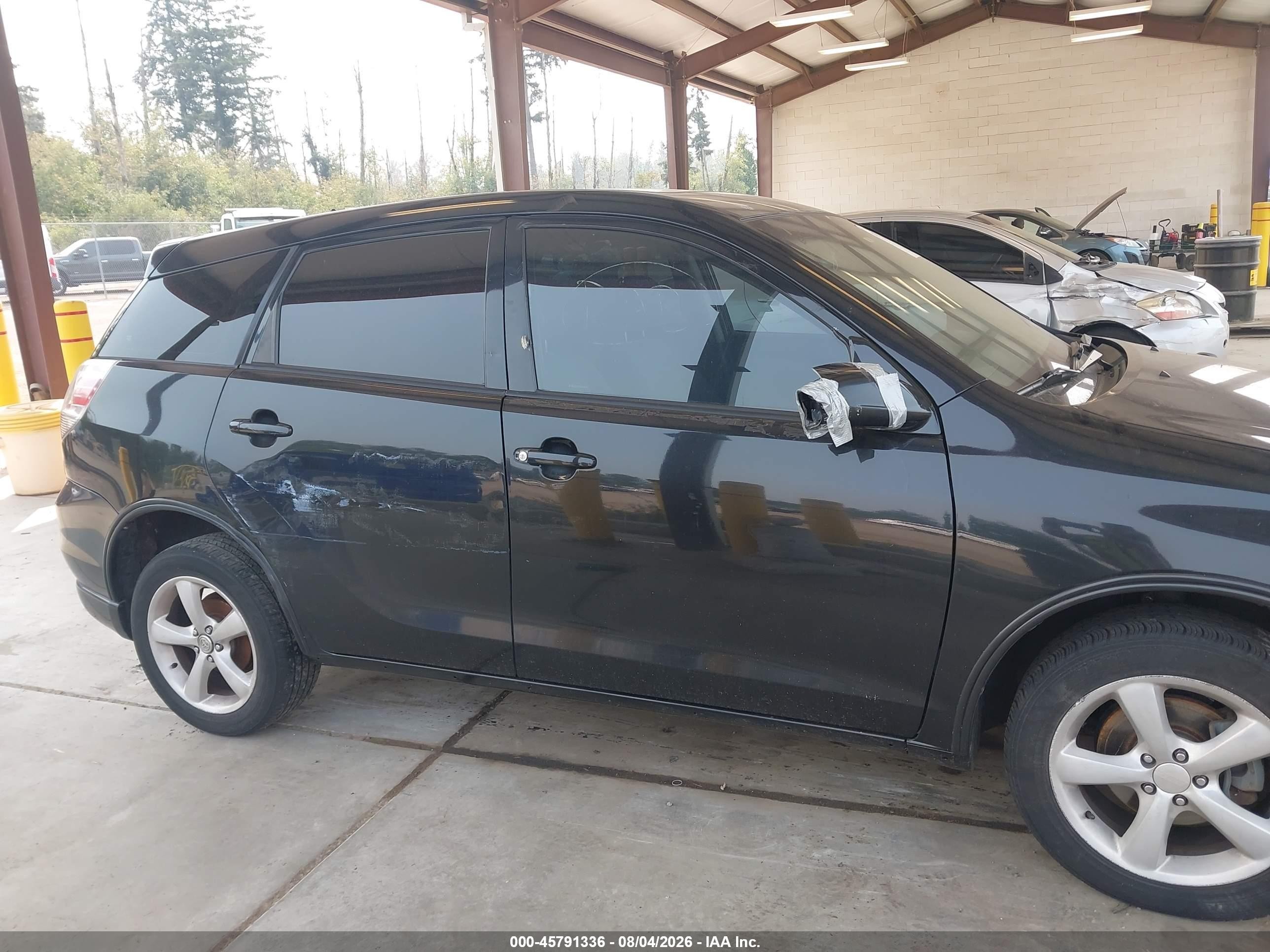 2005 Toyota Matrix Xr Black vin: 2T1LR32E05C371749