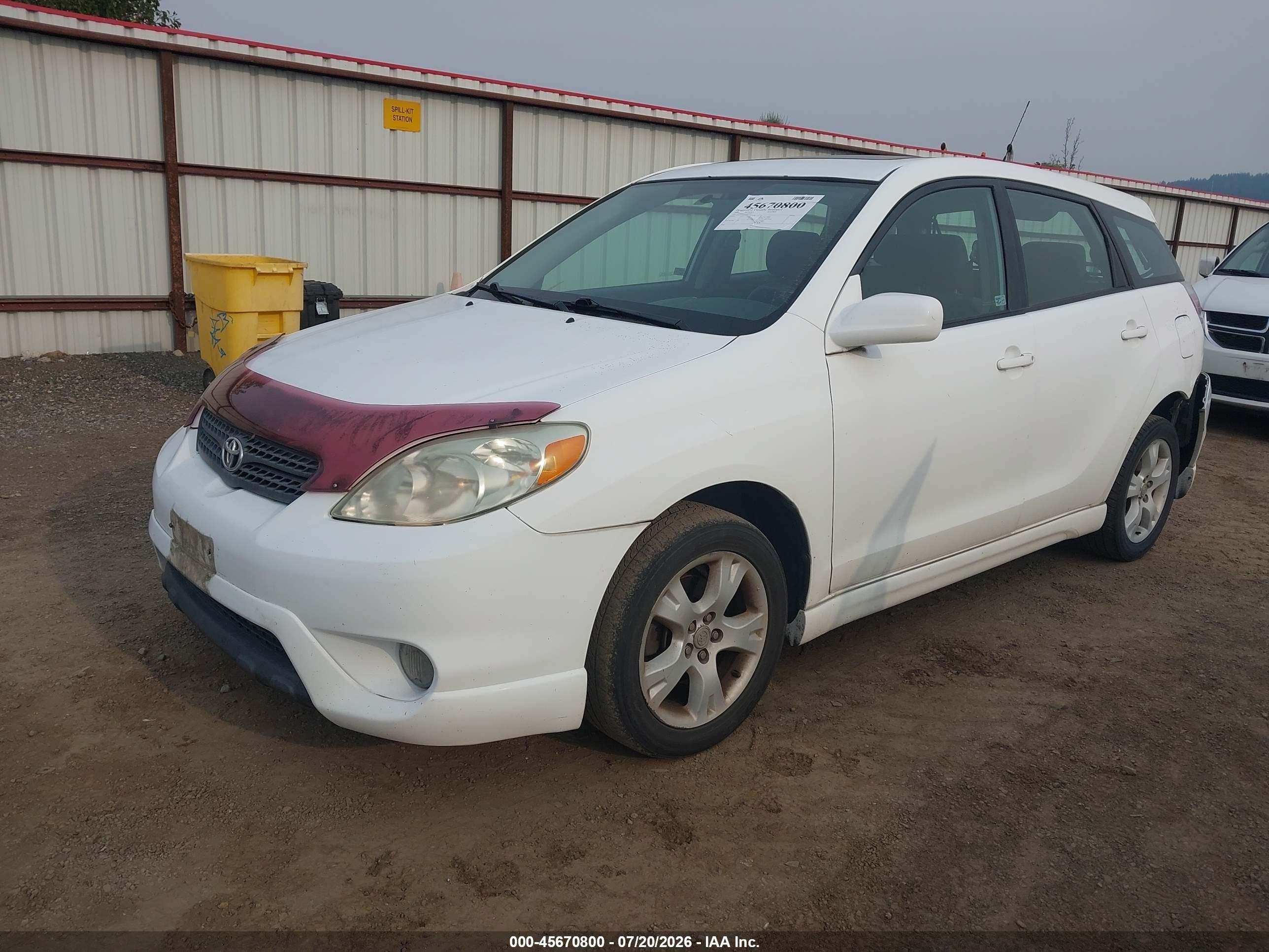 2005 Toyota Matrix Xr Белый vin: 2T1LR32E05C433151