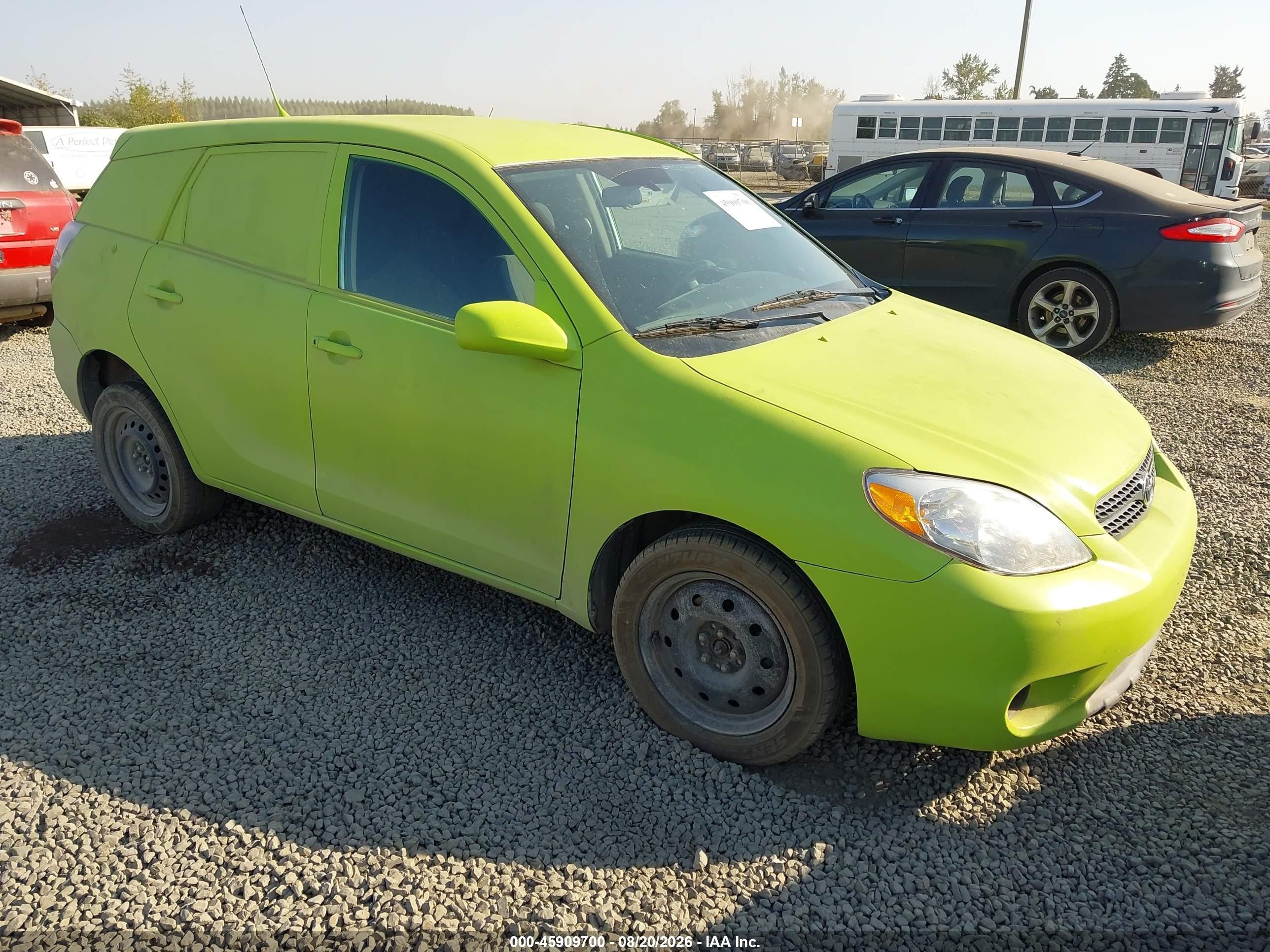 2006 Toyota Matrix   Green vin: 2T1LR32E06C560161
