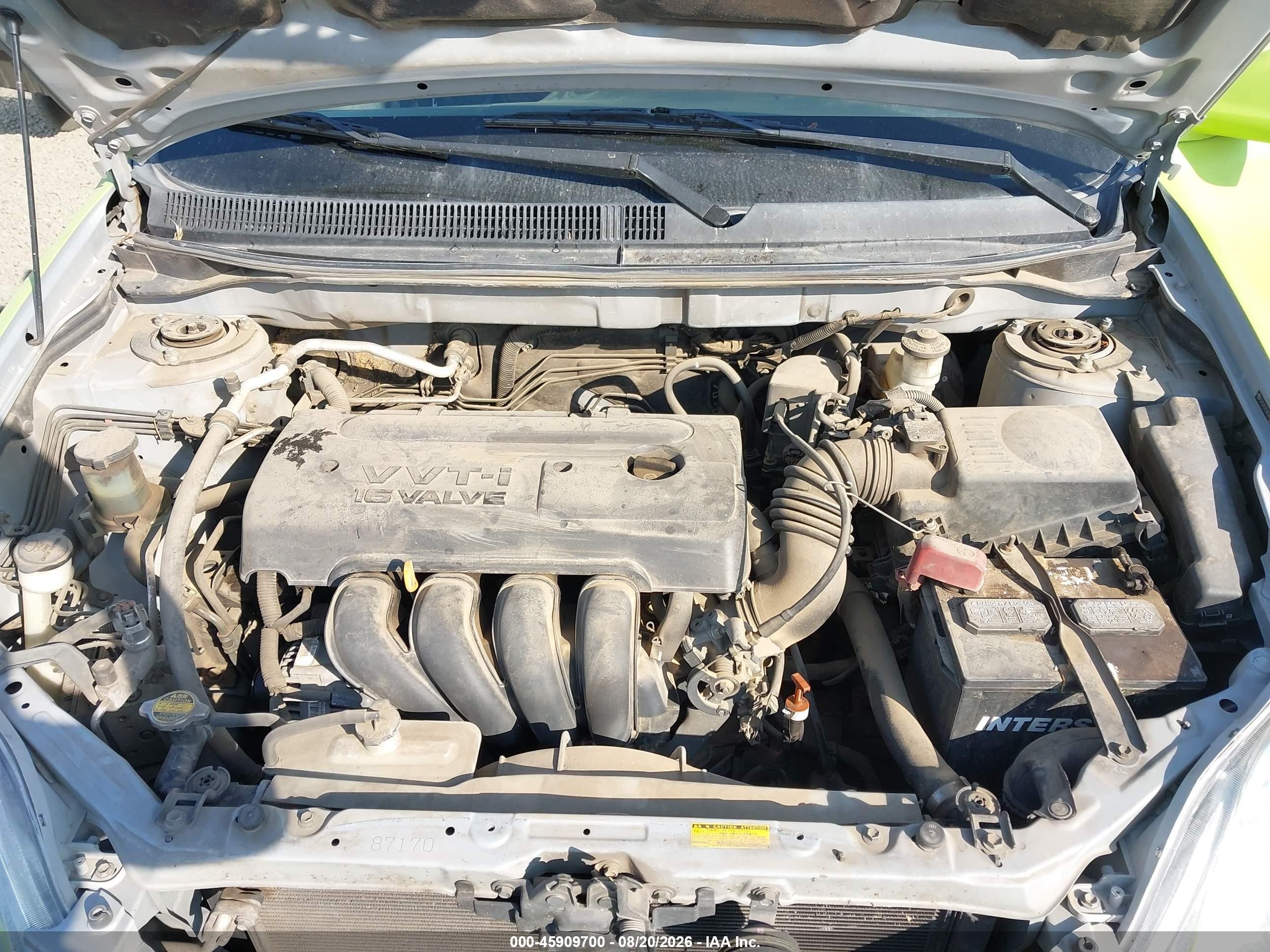 2006 Toyota Matrix   Green vin: 2T1LR32E06C560161