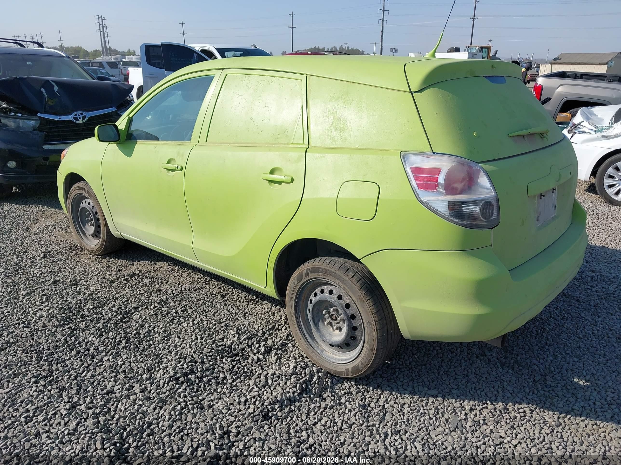 2006 Toyota Matrix   Green vin: 2T1LR32E06C560161