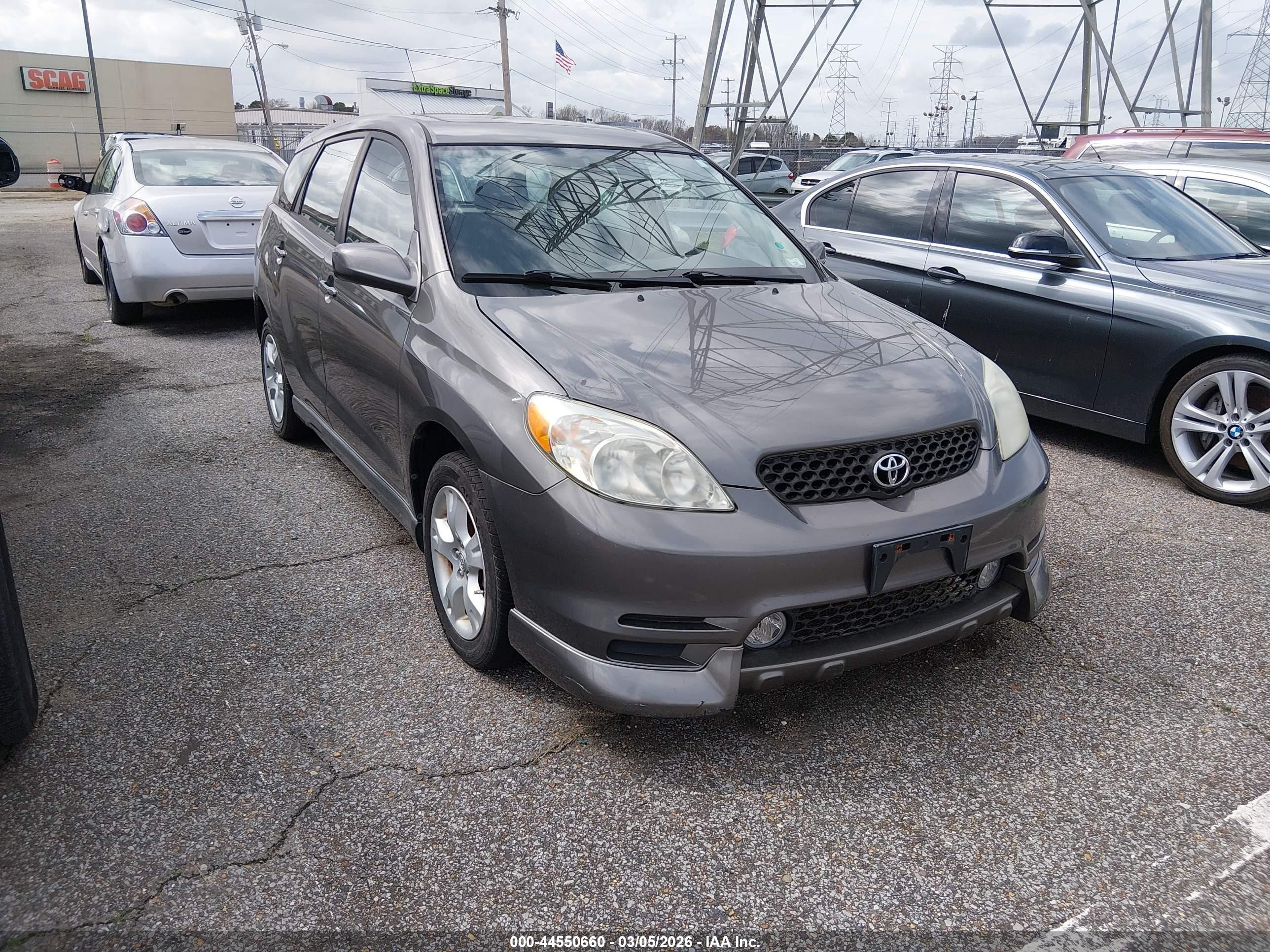 2004 Toyota Matrix Xr Gray vin: 2T1LR32E24C239266